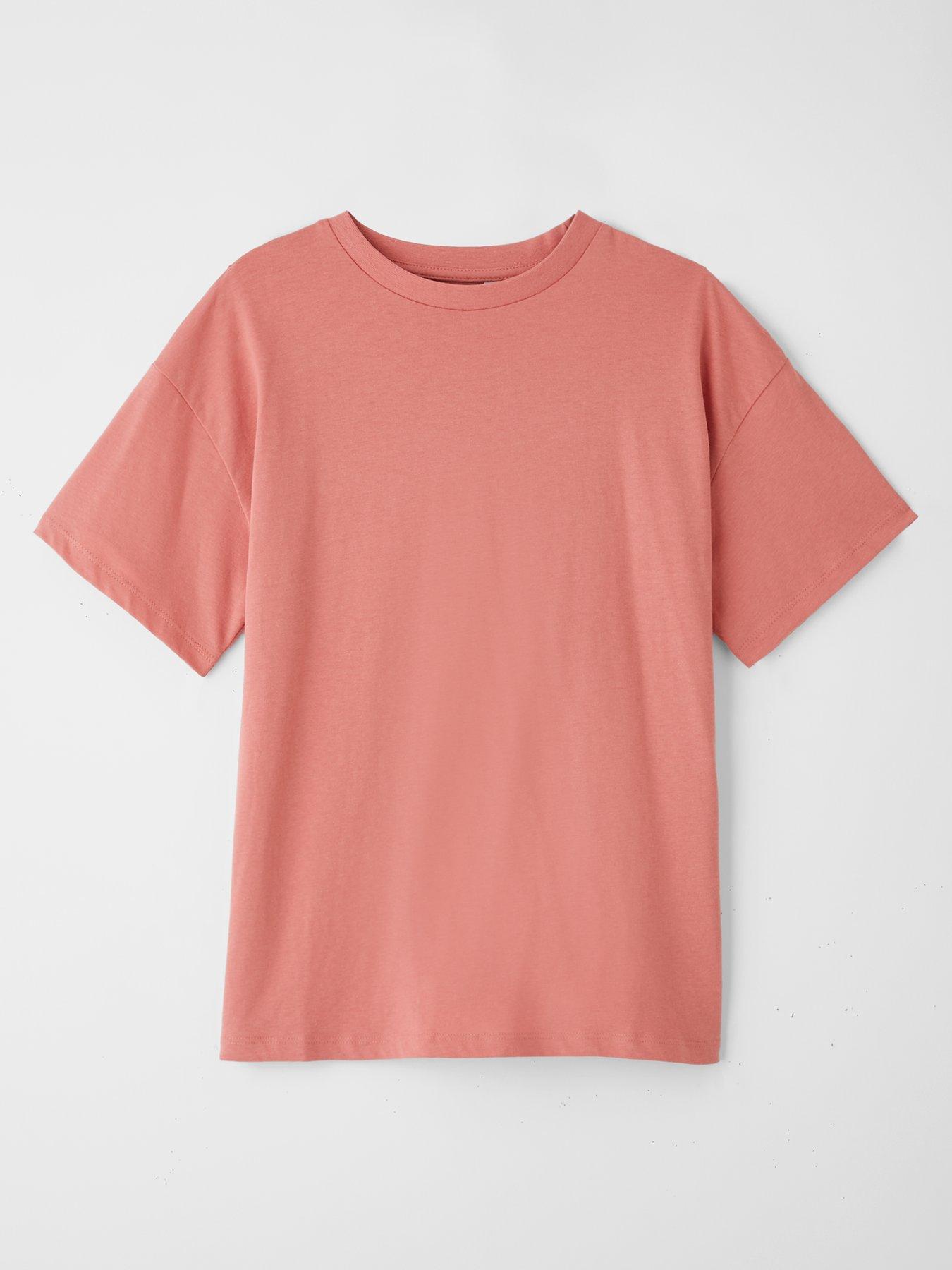 Image 3 of 5 of V by Very Girls Oversized 3 Pack Short Sleeve Tops - Multi