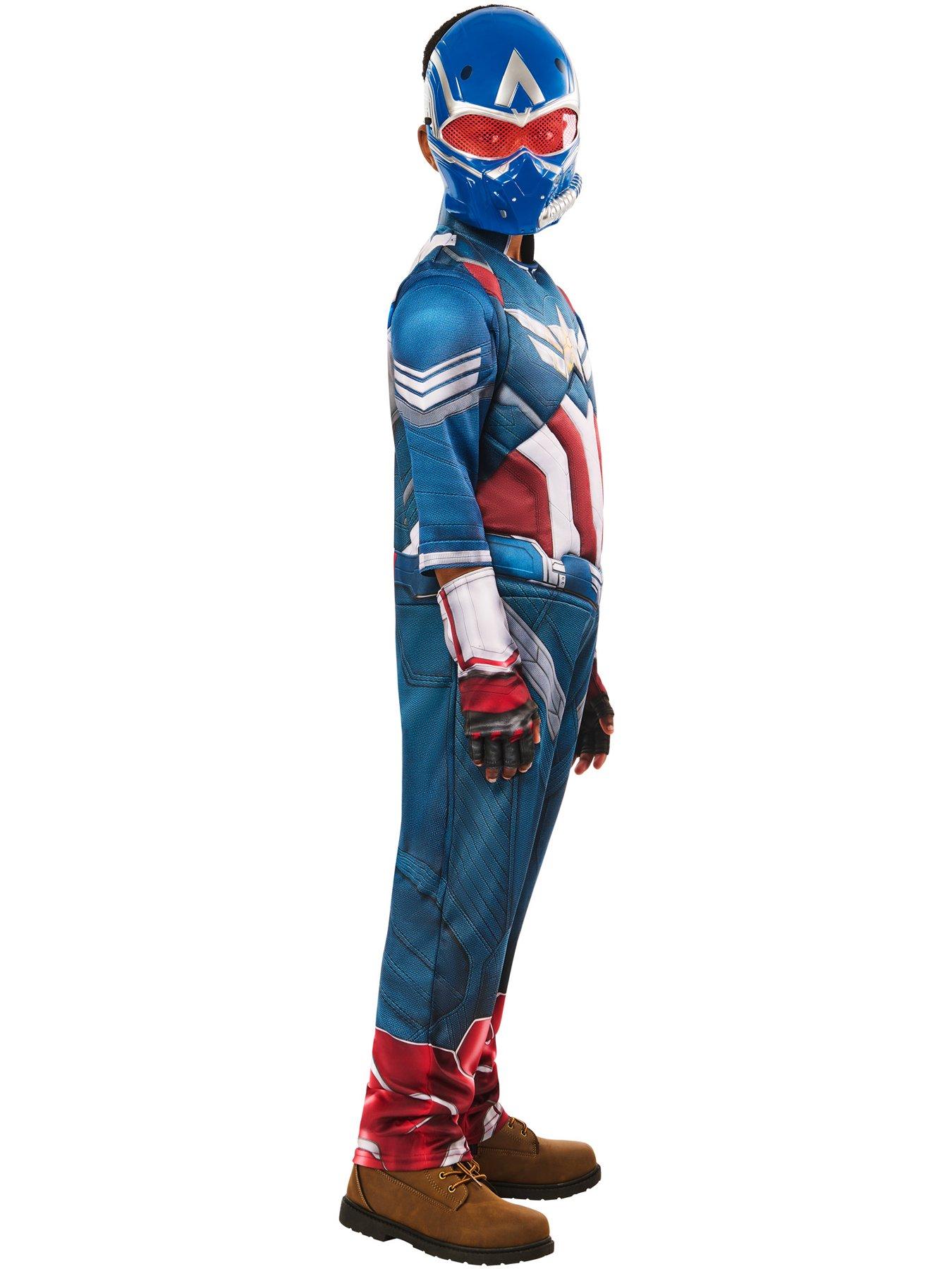 Image 3 of 6 of Captain America Deluxe Captain America Child Costume