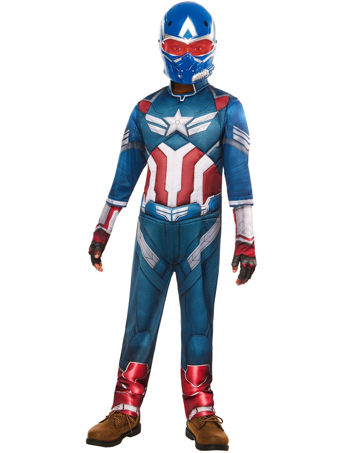 Image 4 of 6 of Captain America Deluxe Captain America Child Costume