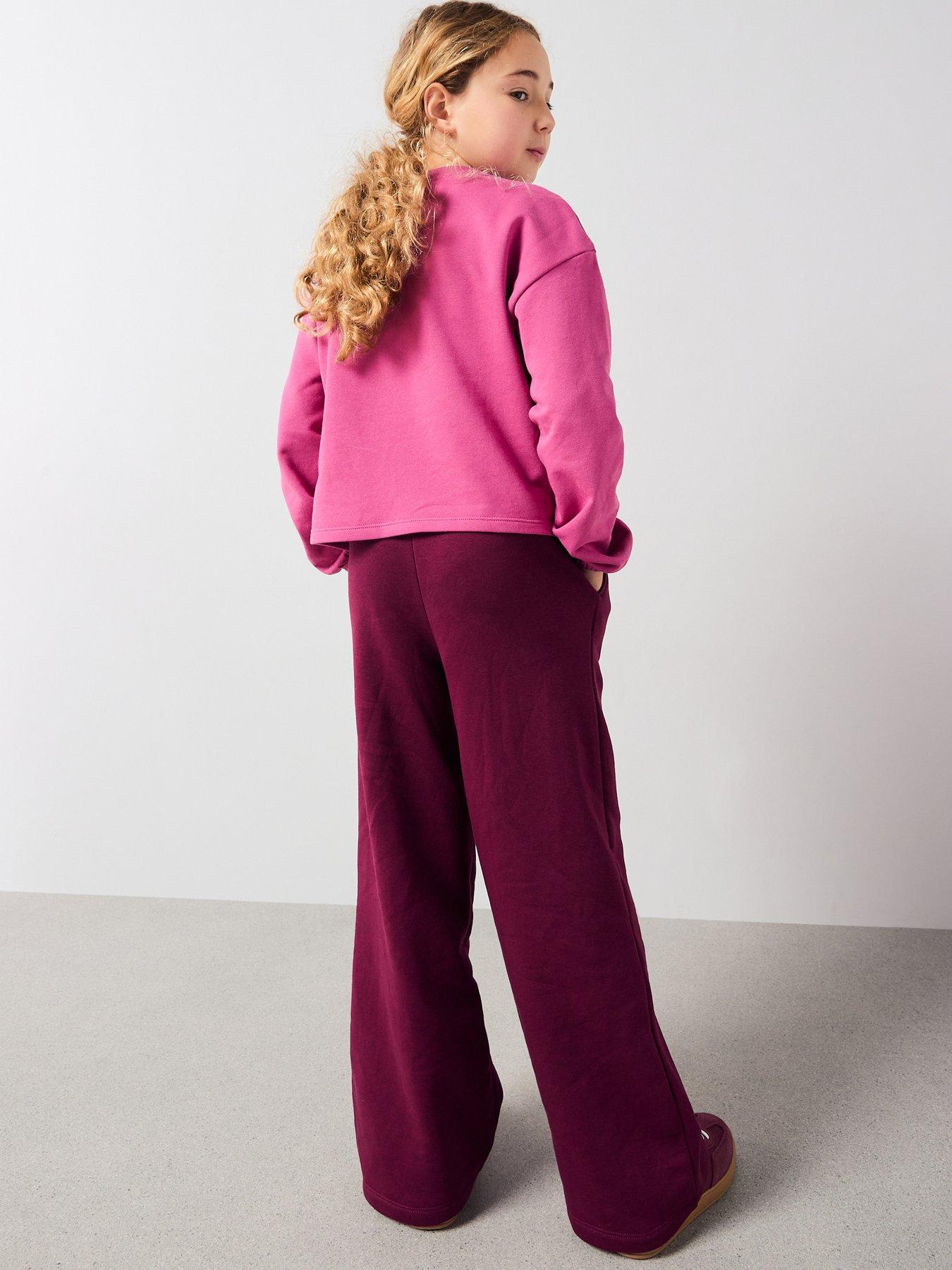 Image 2 of 5 of V by Very Girls Long Sleeve Embroidered Slogan Top - Multi