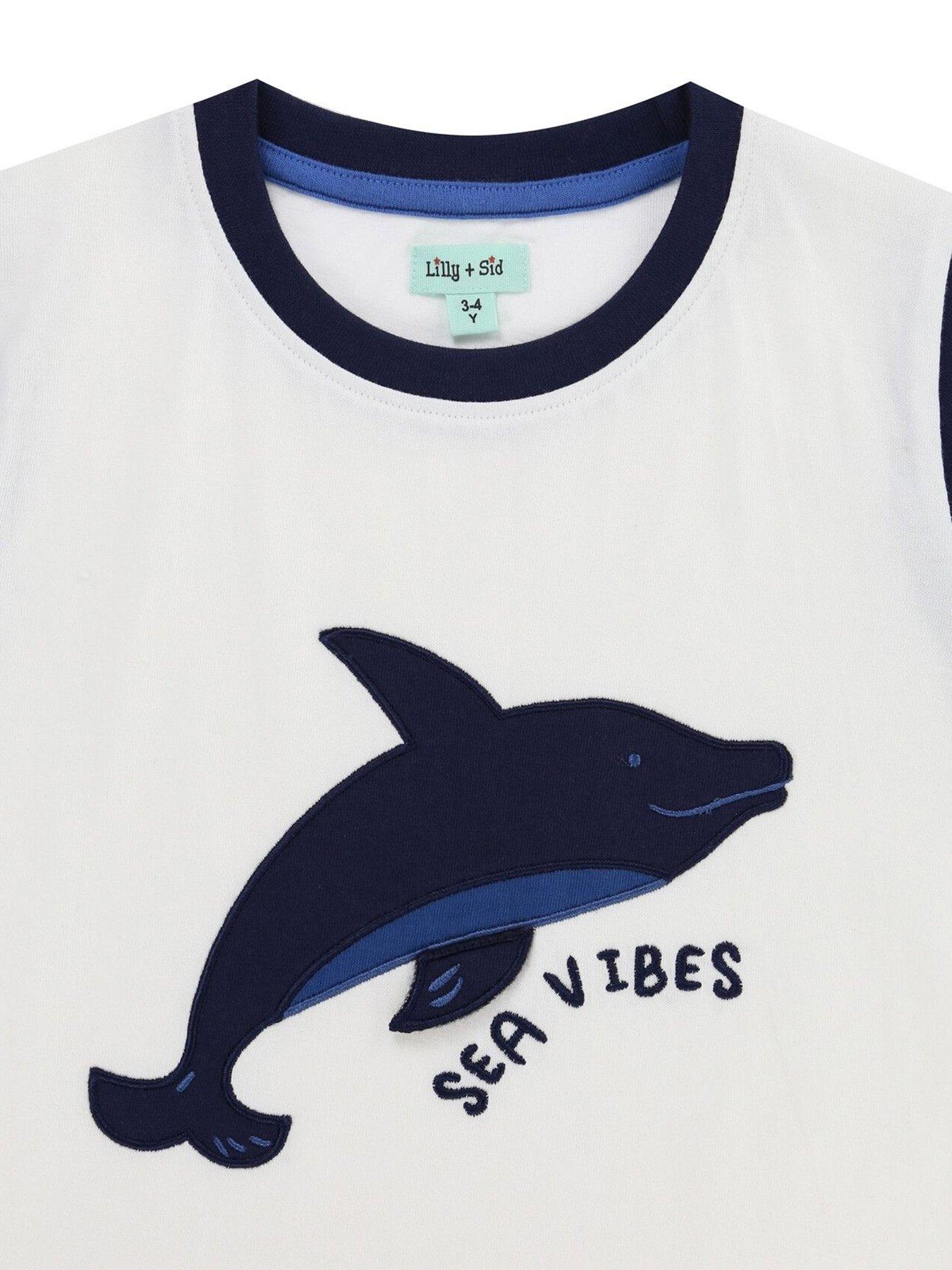 Image 3 of 4 of Lilly + Sid Boys Sea Vibes Flip Up T-shirt - Multi
