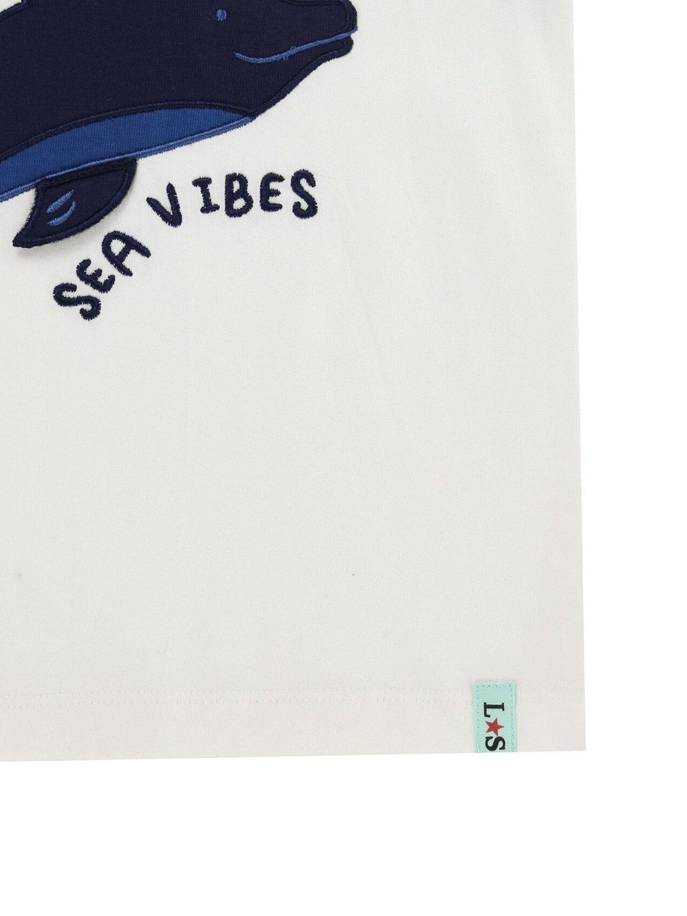 Image 4 of 4 of Lilly + Sid Boys Sea Vibes Flip Up T-shirt - Multi