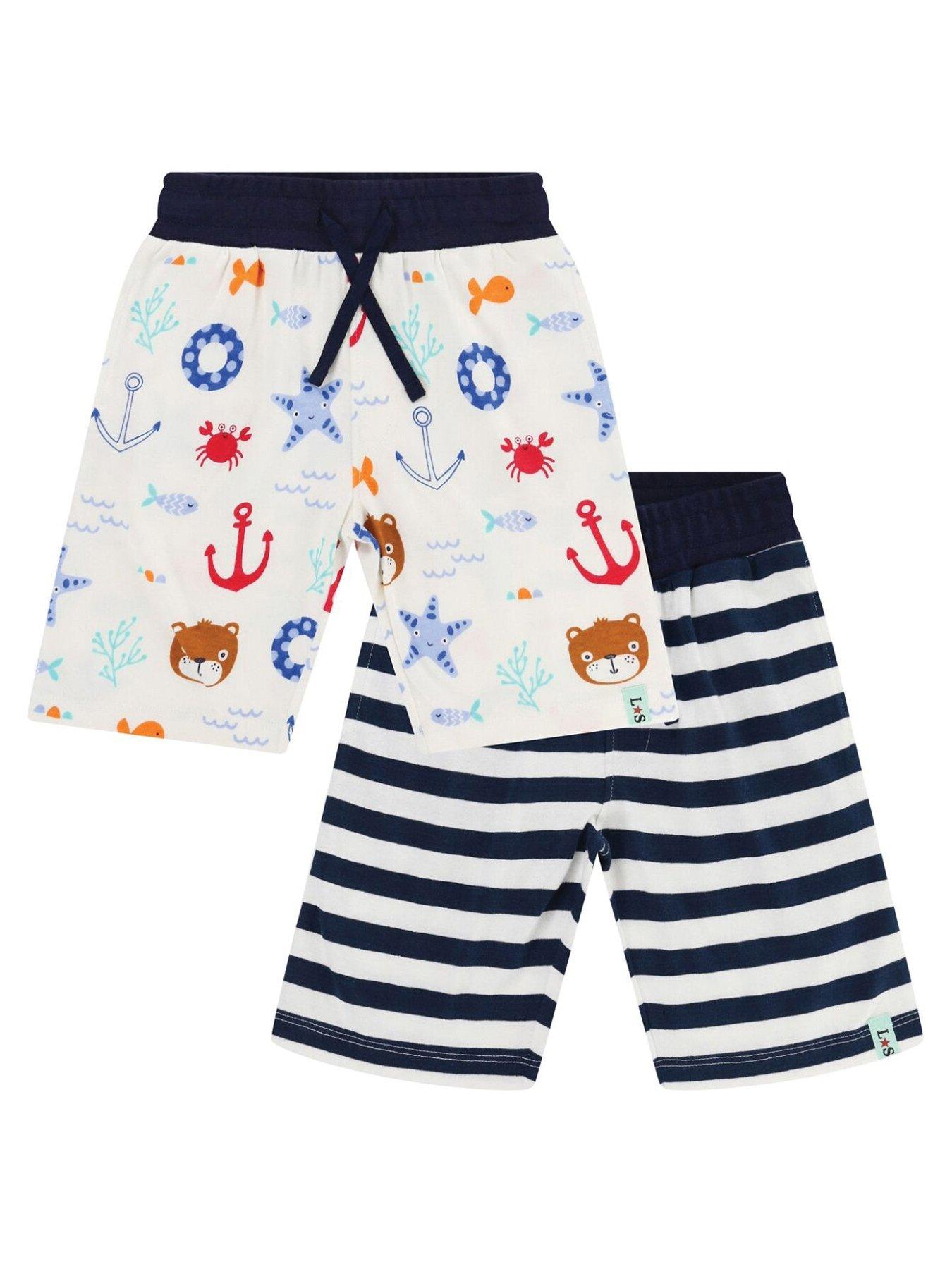 Image 1 of 5 of Lilly + Sid Boys 2 Pack Shorts - Multi