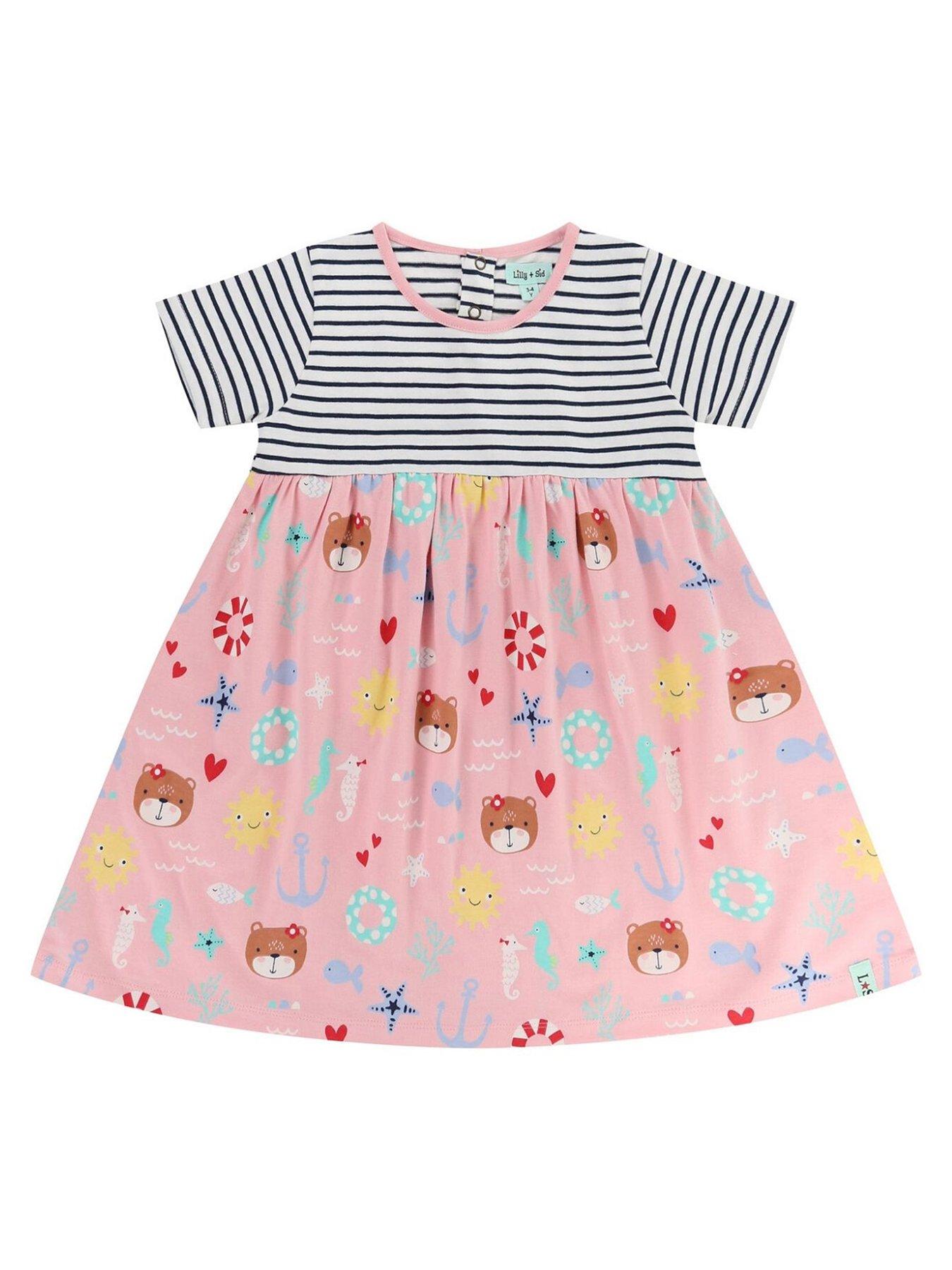 undefined Girls Lilly Friends/stripe Dress - Multi