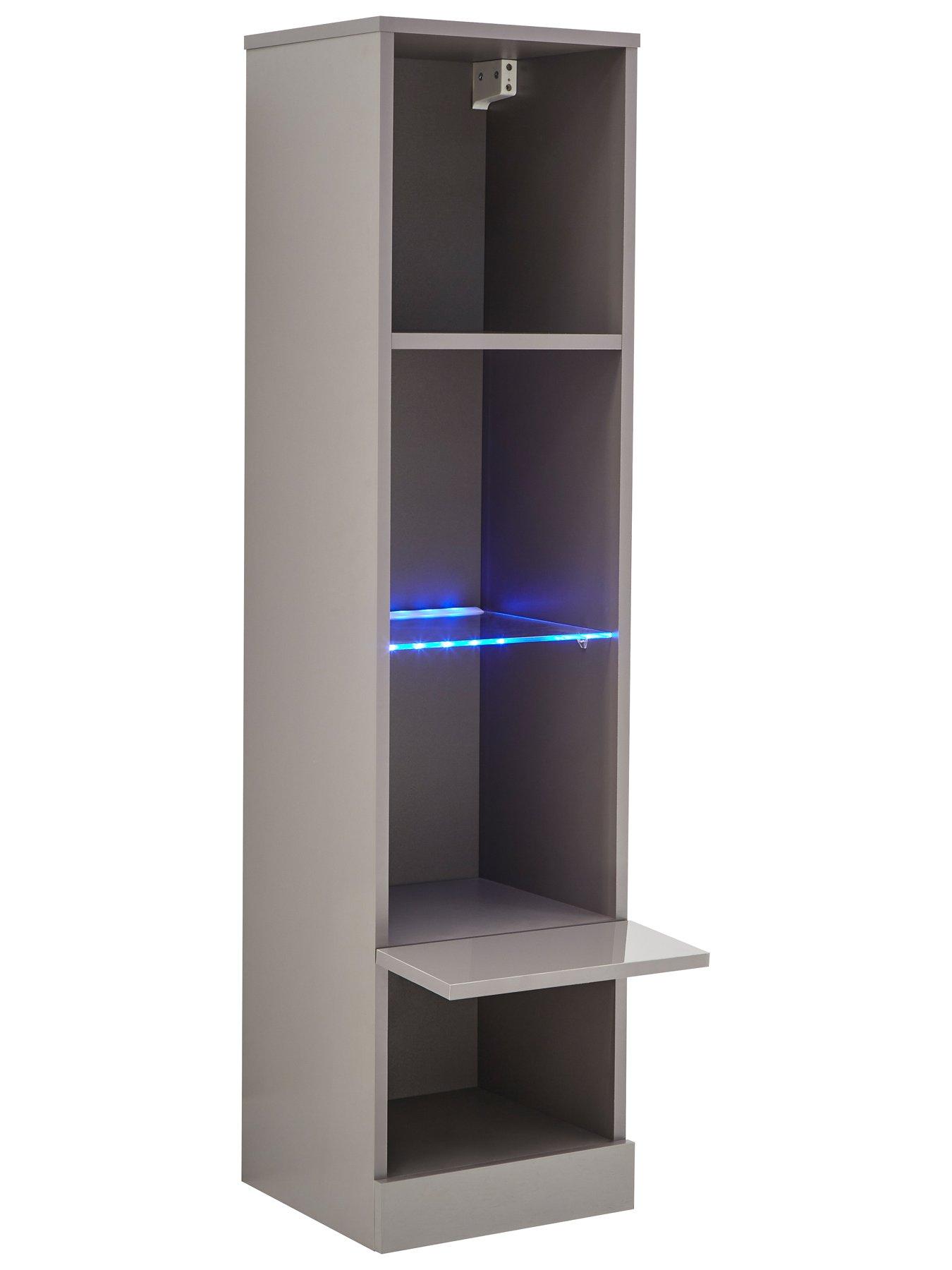 Image 4 of 6 of GFW Galicia 120 Cms Tv Unit + 1 Shelf Unit - Fits up to 55 inch TV - Grey