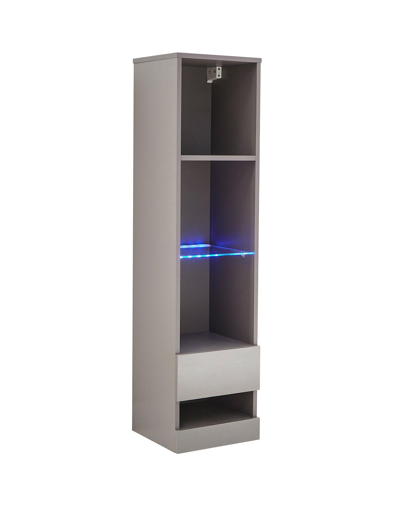 Image 3 of 6 of GFW Galicia 180 cm TV Unit + 2 Shelf Units - fits up to 80 inch TV - Grey