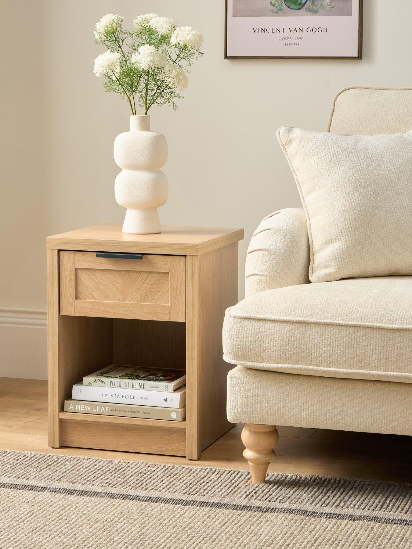 Very Home Chevry Side Table - Oak