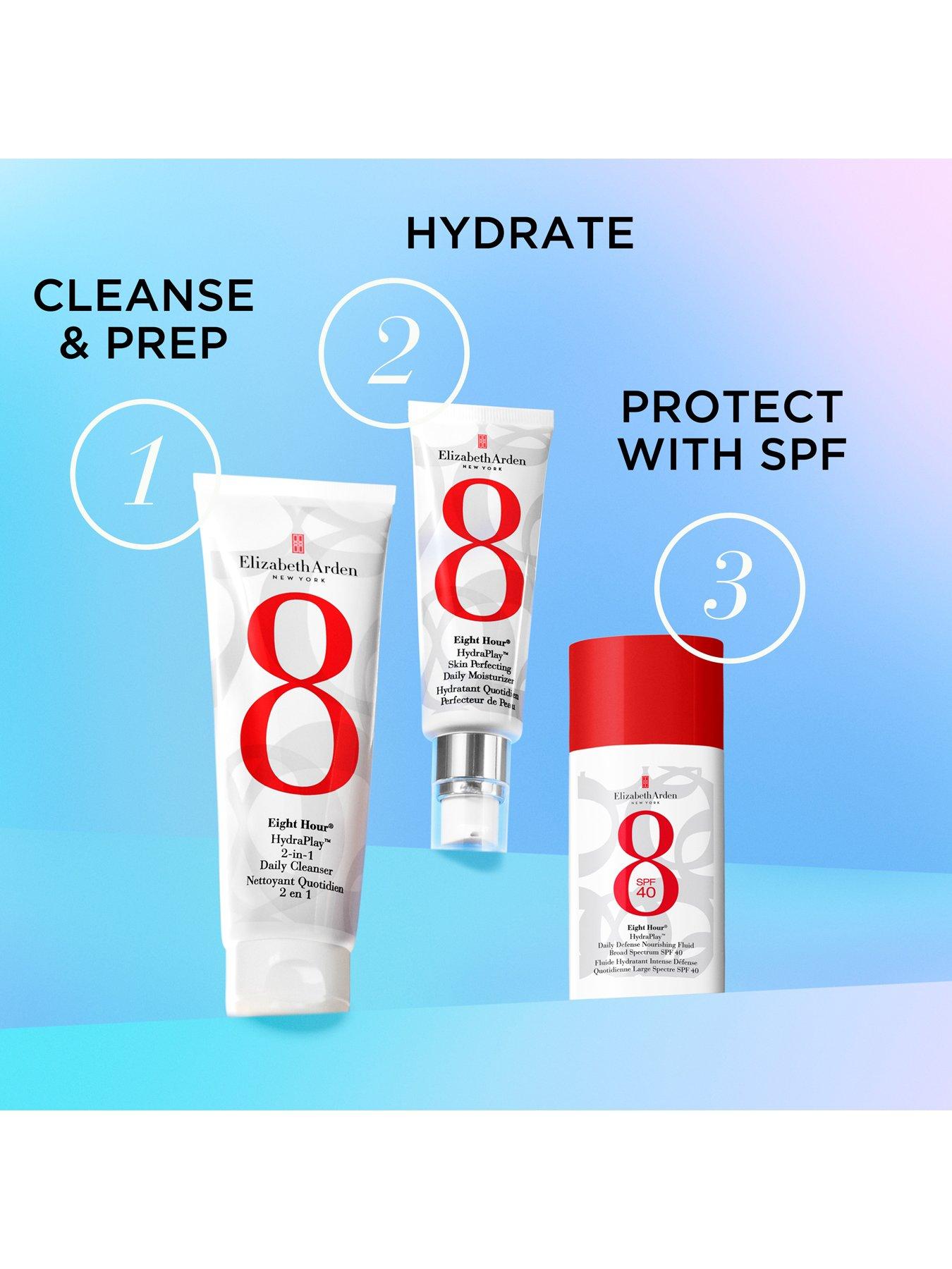 Image 2 of 6 of Elizabeth Arden Eight Hour HydraPlay Daily Defense Nourishing Fluid Broad Spectrum SPF 40