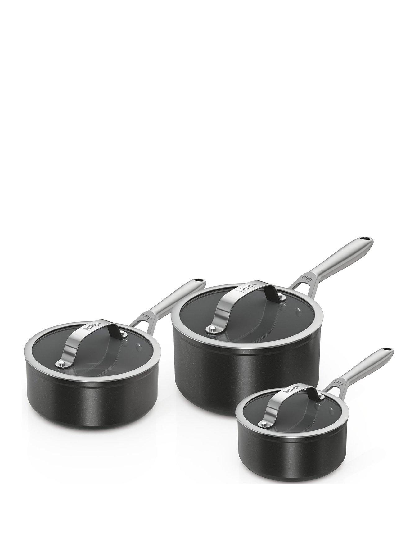 undefined Zerostick Ceramic Pro 3 Piece Saucepan Set