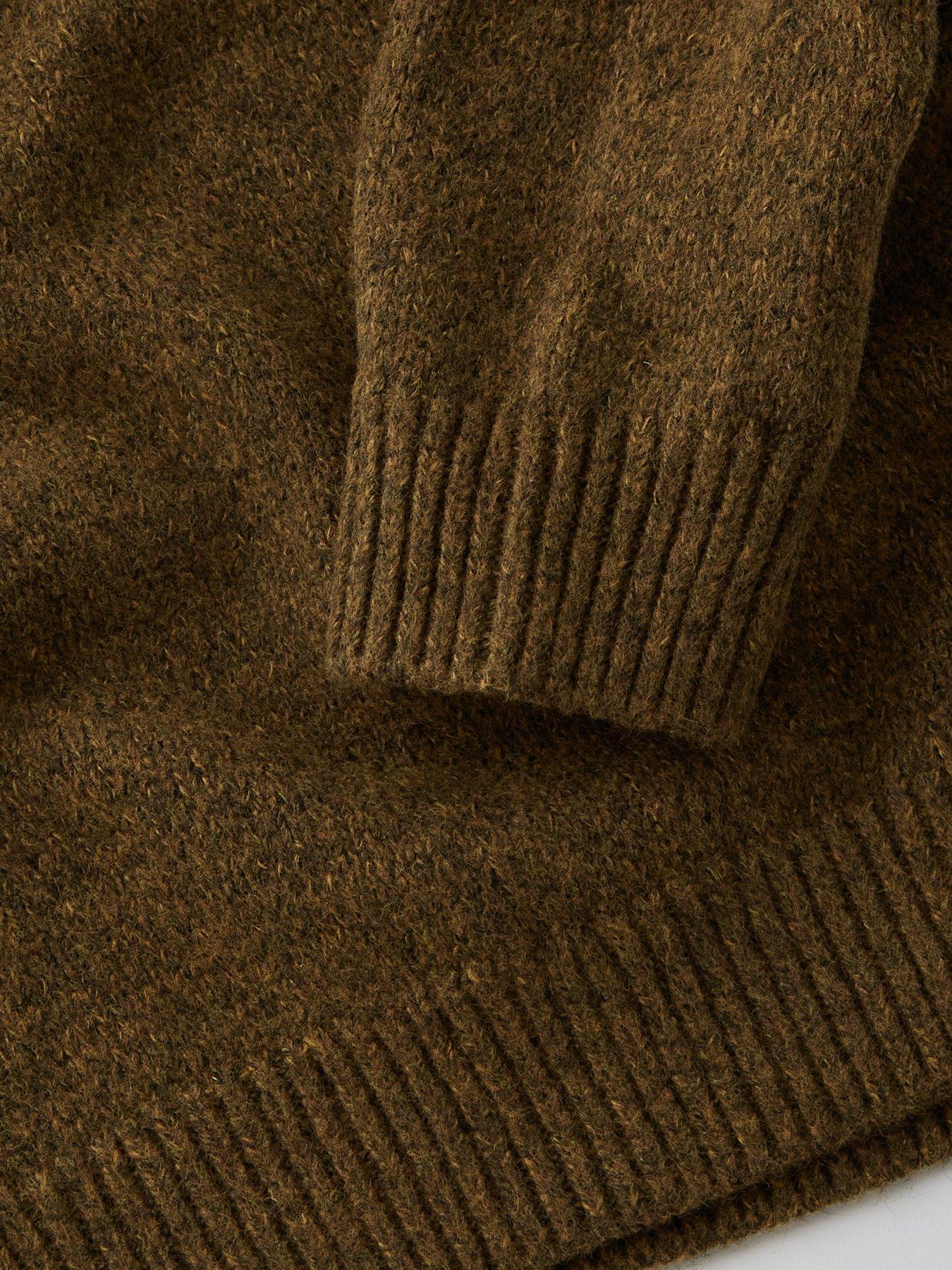 Image 4 of 4 of Mini V by Very Boys Knitted Polo Top - Green