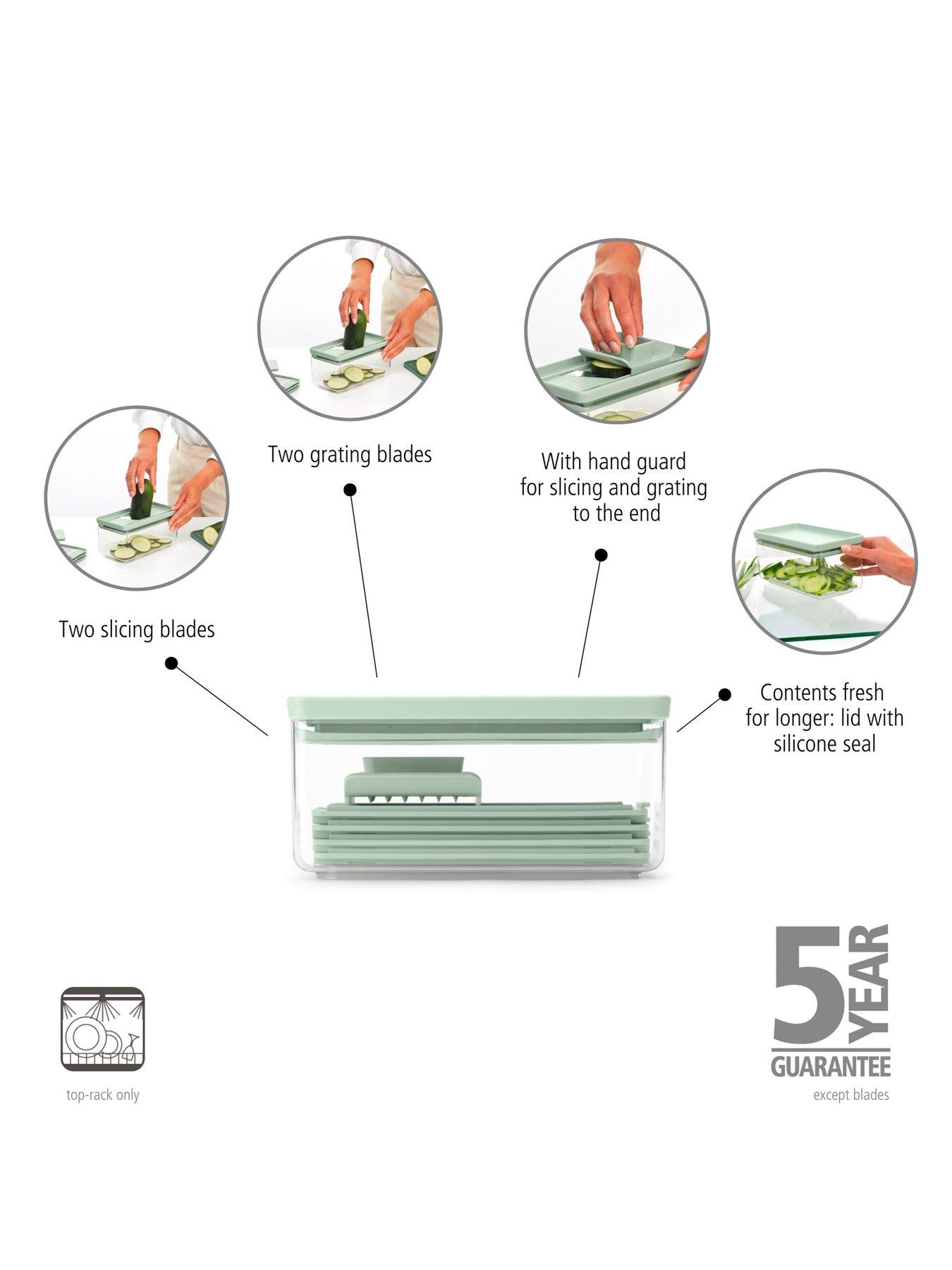 Image 6 of 8 of Brabantia Tasty+ Slicer And Grater Set