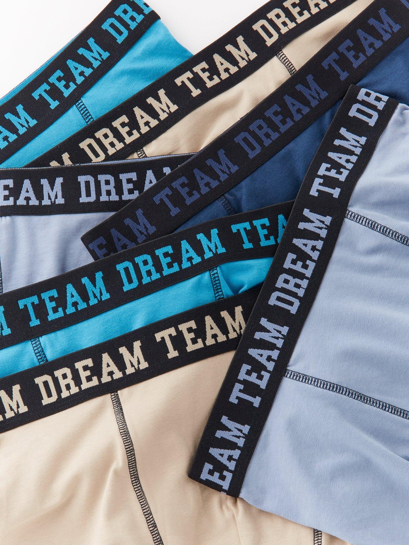 Image 4 of 4 of The Very Collection Boys 7 Pack Detail Waistband Boxers - Multi