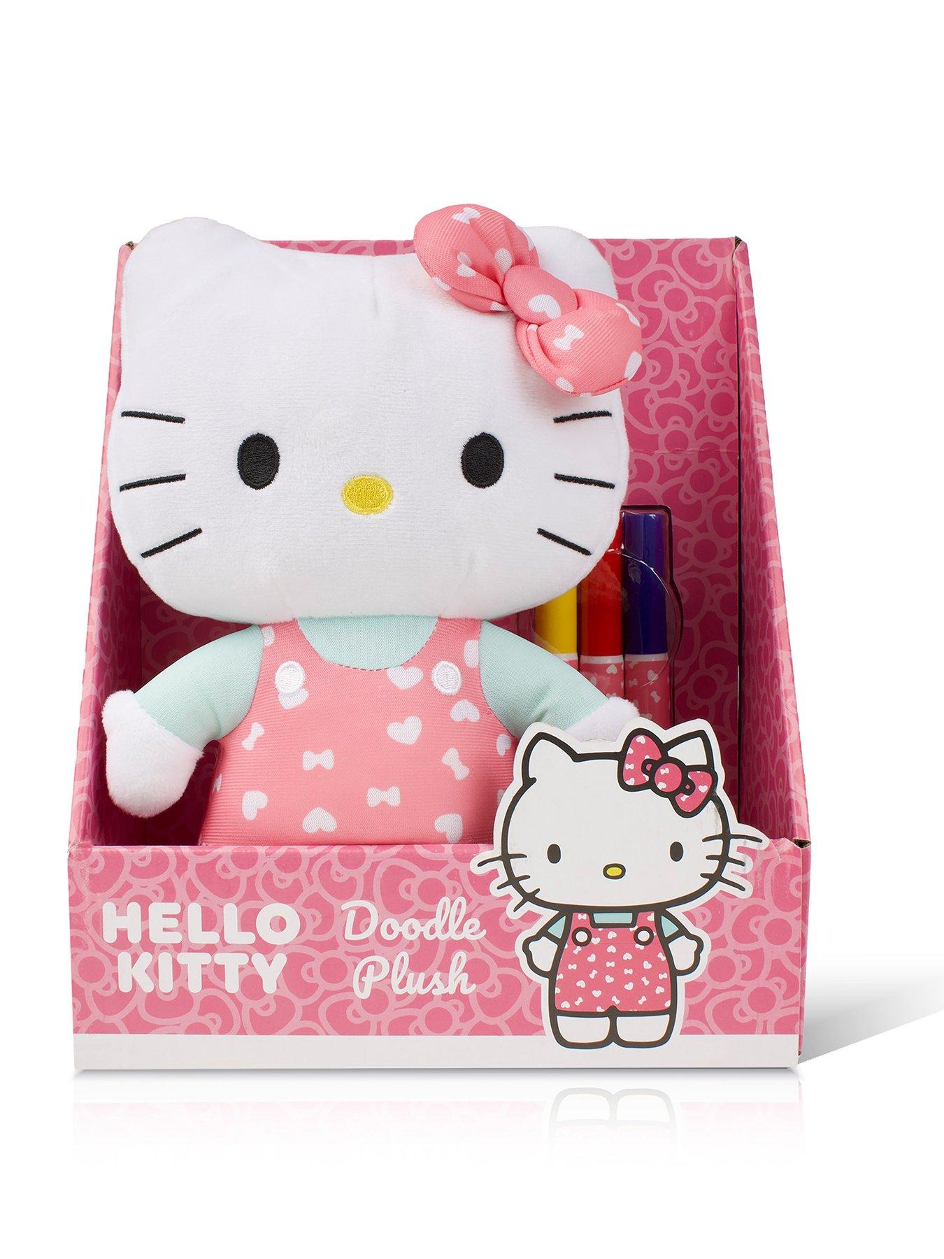 Hello Kitty Scribble Me Doodle Hello Kitty soft toy asst