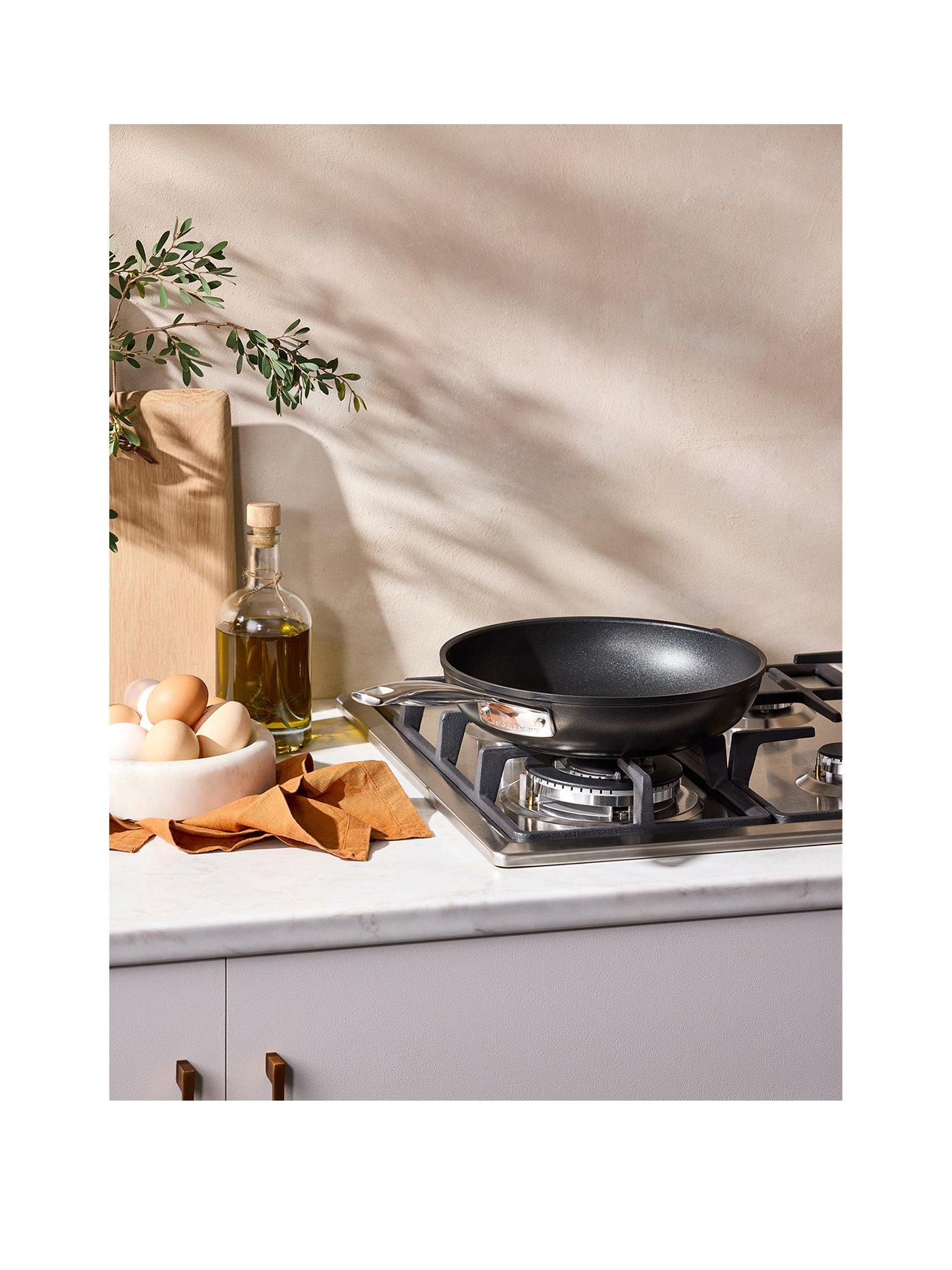 undefined Hard Anodised Aluminium 26 cm Deep Frying Pan