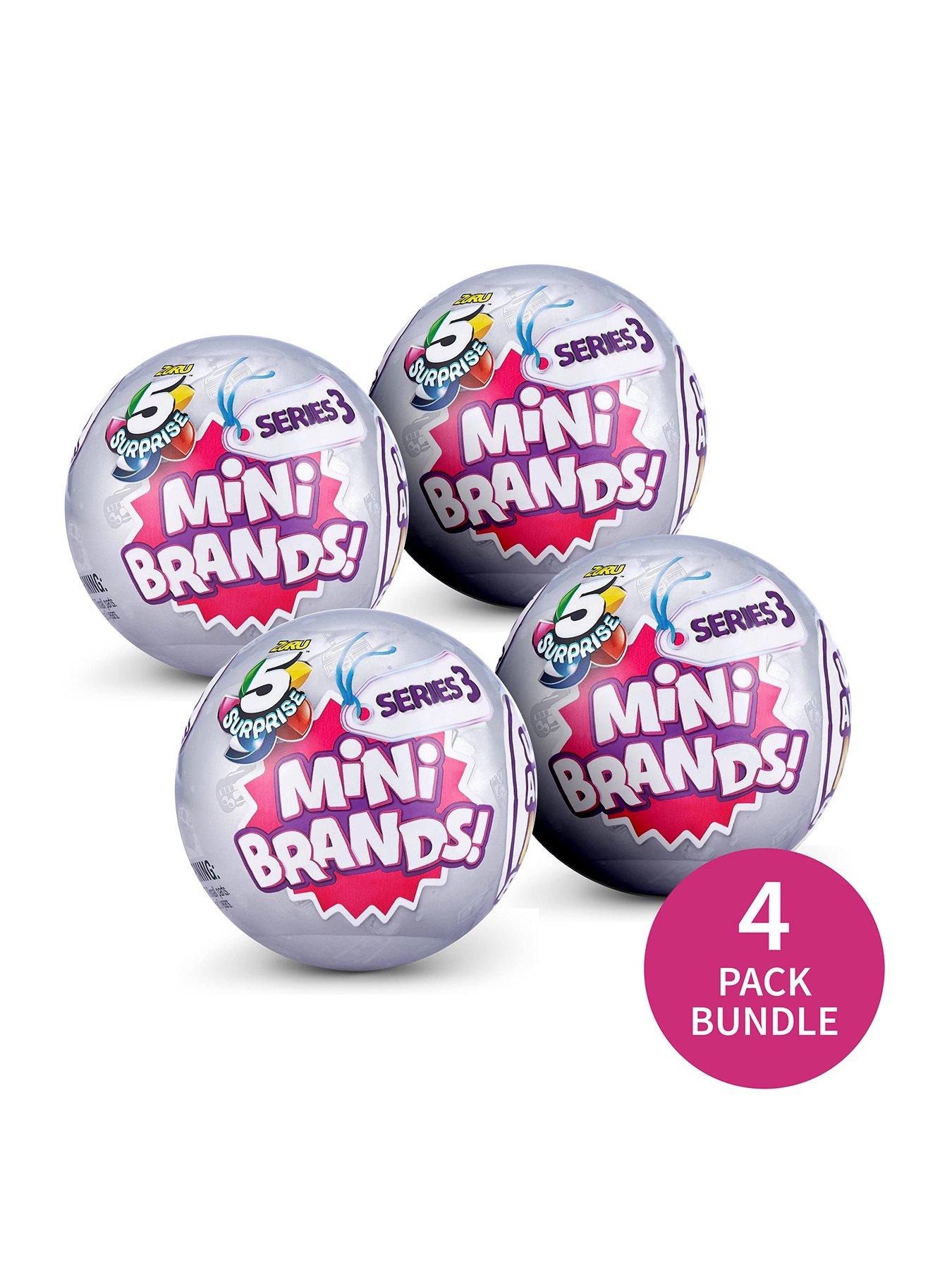 undefined 4 Pack Zuru Mini Brands 5 Surprise Bundle