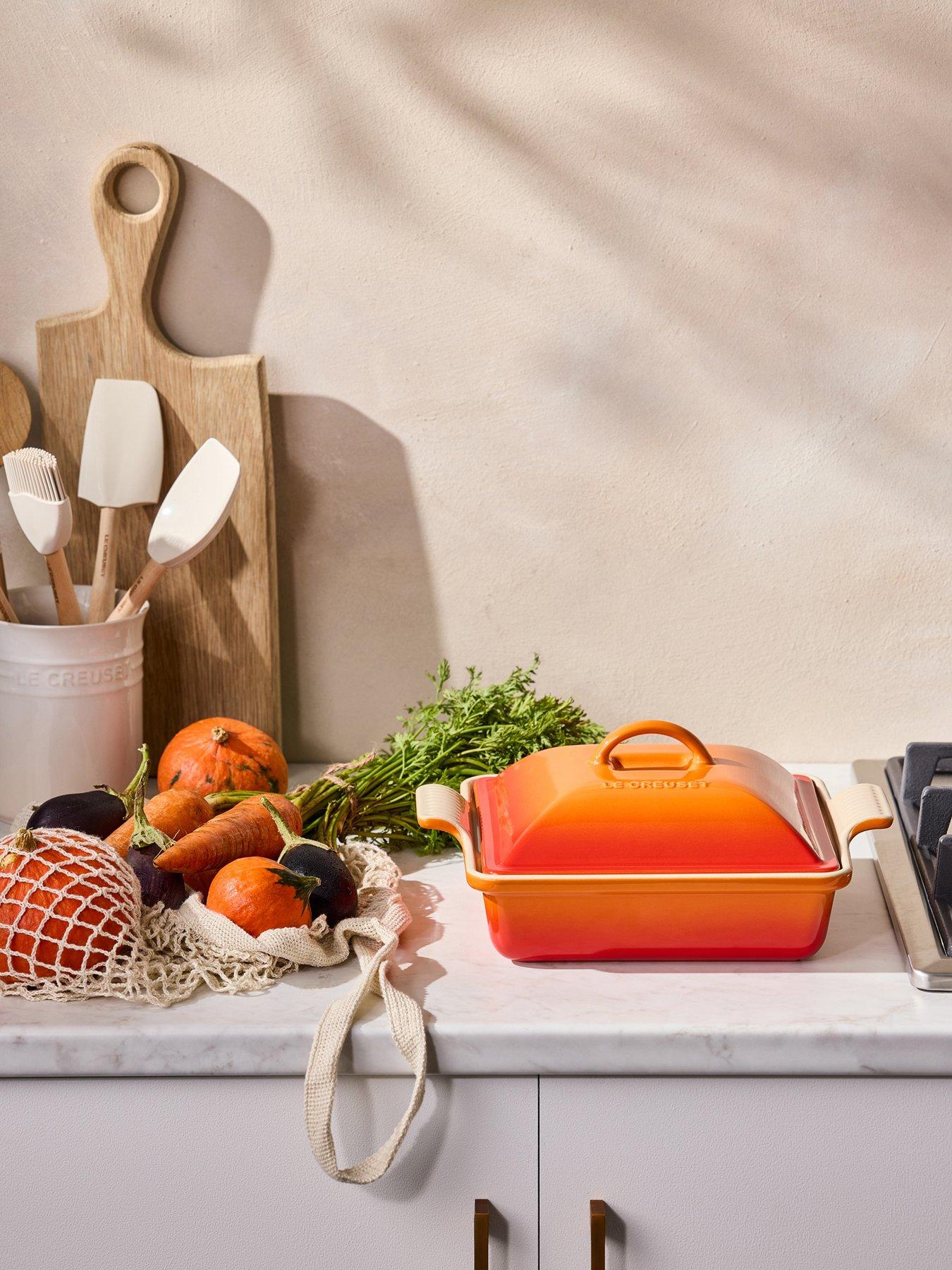 Image 1 of 6 of Le Creuset 23cm Heritage Square Dish With Lid