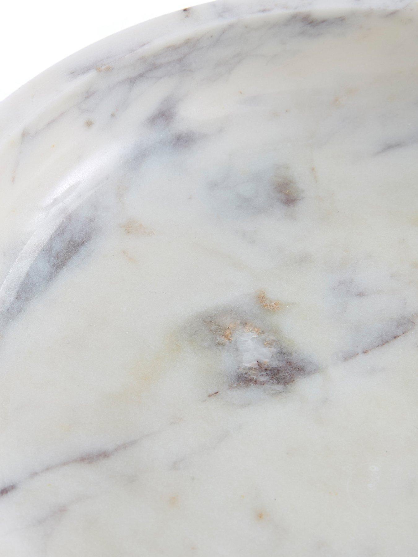 The Very Collection Raised Marble Bowl With Mango Wood Base | Very