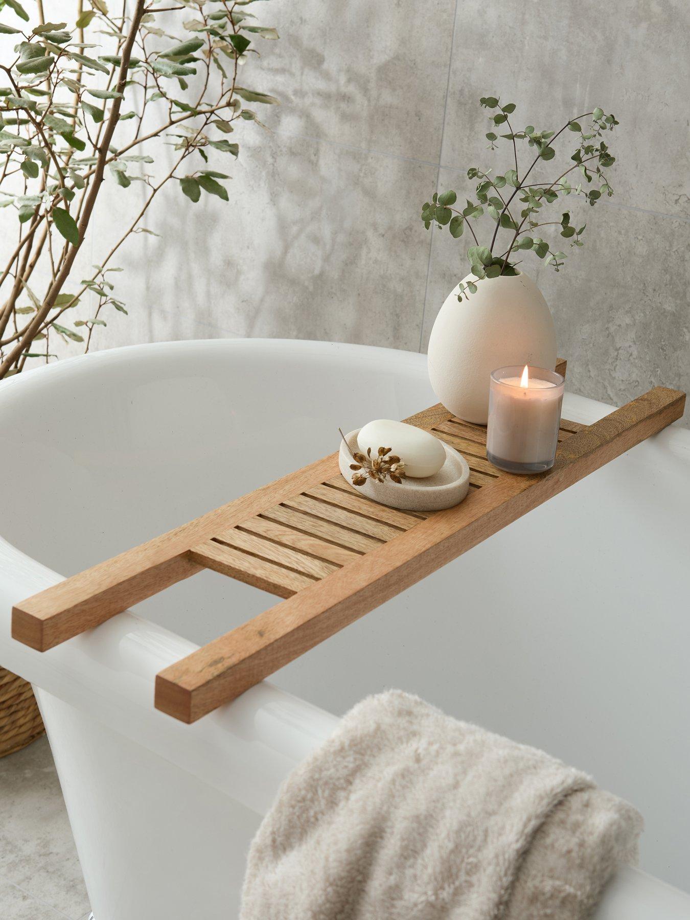 Michelle Keegan Home Wooden Bath Bridge