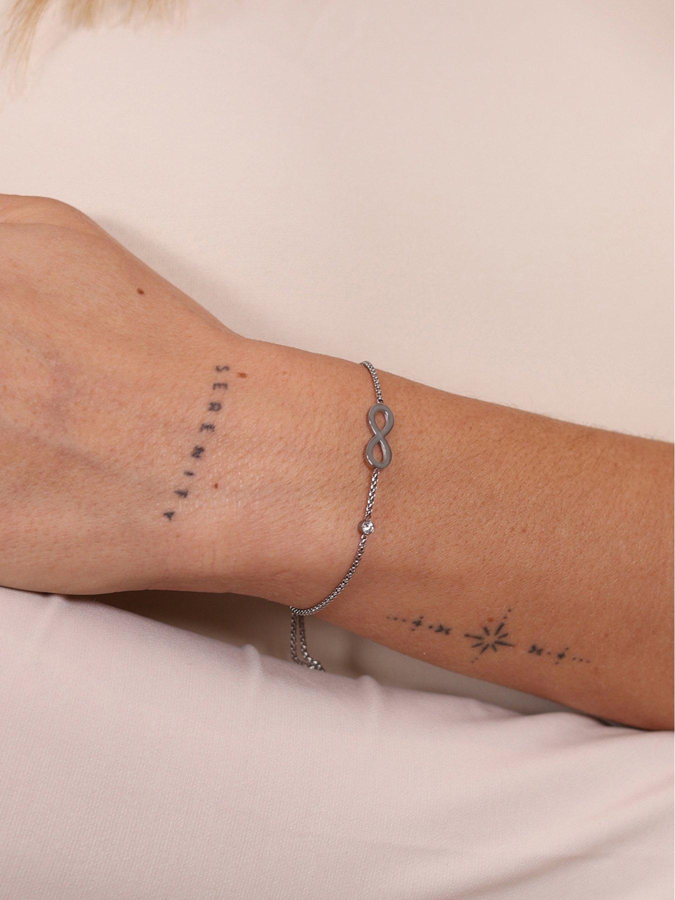 Image 2 of 3 of Say It With Infinity Charm Bracelet - Silver