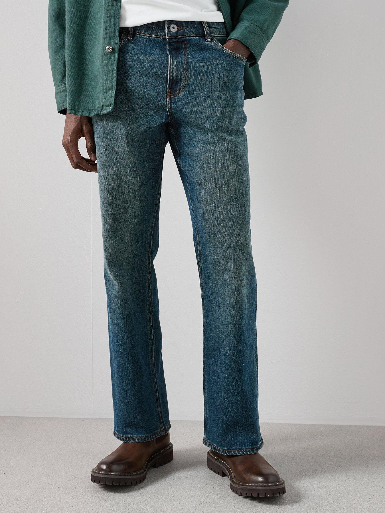 The Very Collection Weft Dye Bootcut Fit Jeans - Vintage Dark Wash