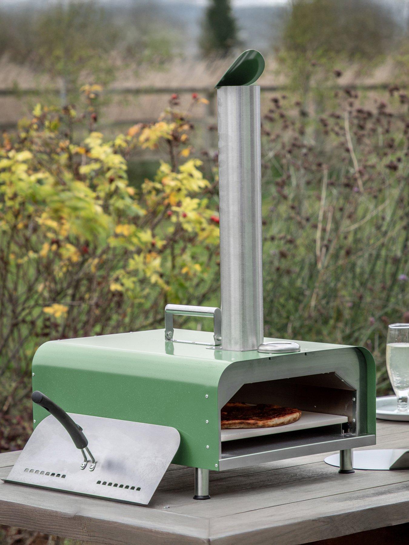 Gallery Direct Sassari Pellet Pizza Oven Green