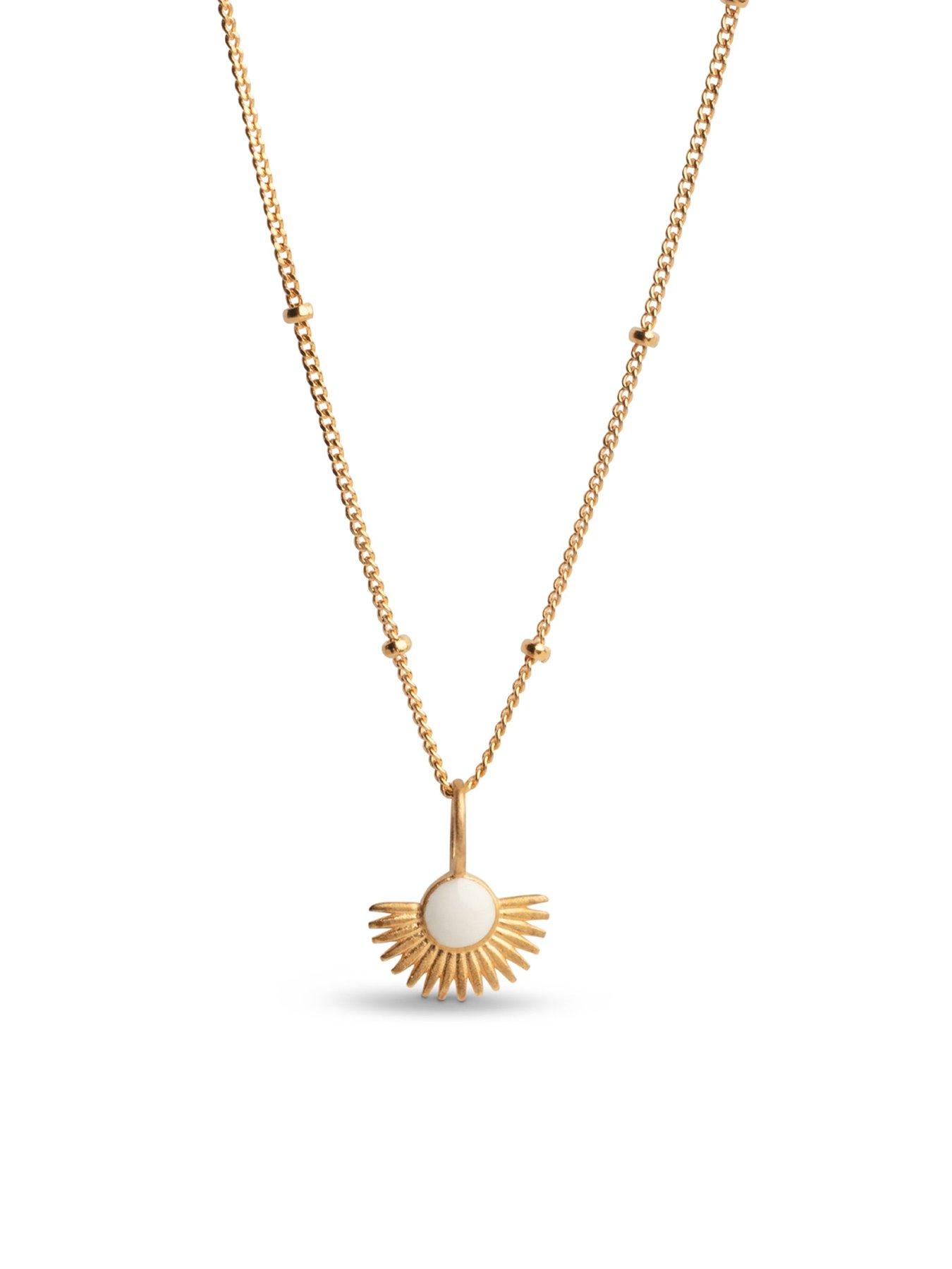 ENAMEL Copenhagen Daisy Soleil Gold Plated Sterling Silver Necklace