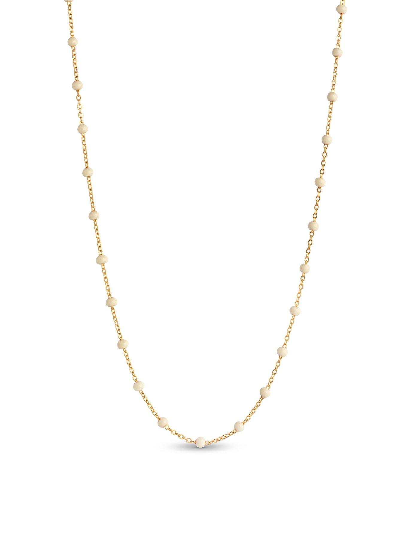 ENAMEL Copenhagen Lola Daisy Gold Plated Sterling Silver Necklace