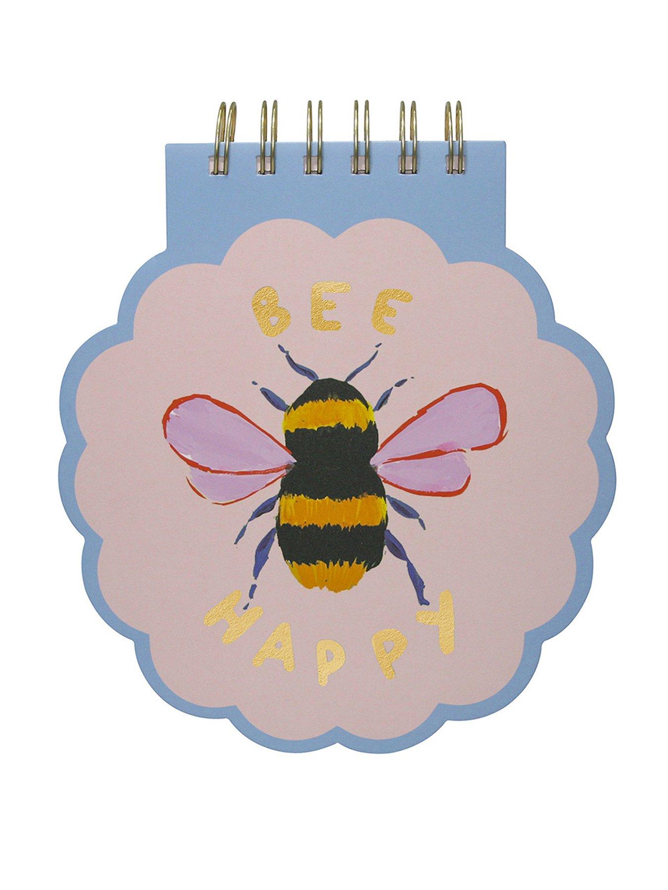 undefined Bee Happy Shaped Notebook