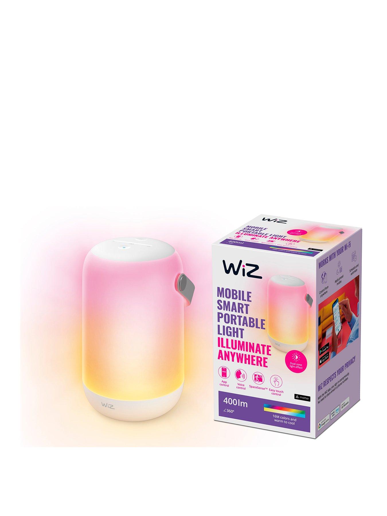 Image of Philips WiZ WiZ Smart LED True Colour Portable Table Lamp