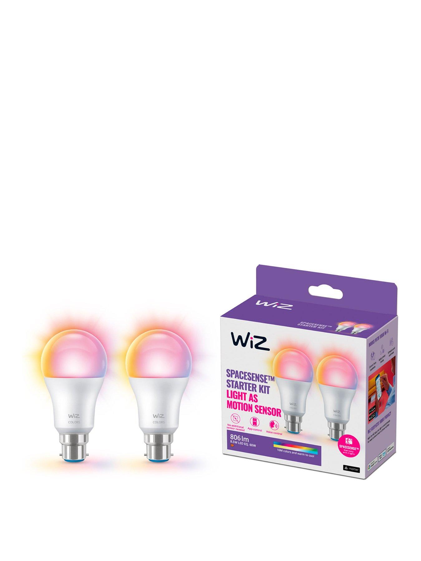 undefined WiZ A60 B22 Colour Smart Light Bulb