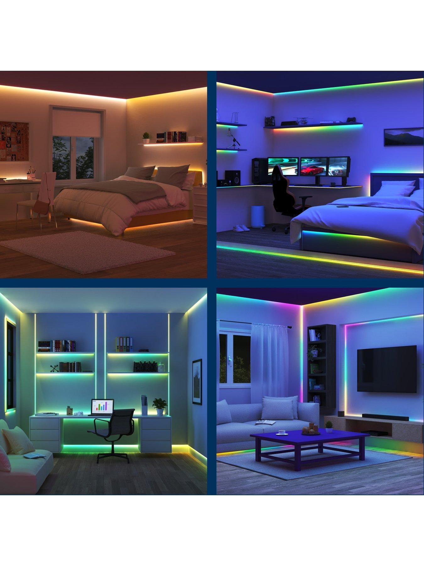 Image 4 of 6 of Philips WiZ WiZ Smart WiFi LED Strip RGB Multi Colour Gradient 10m (5+5)