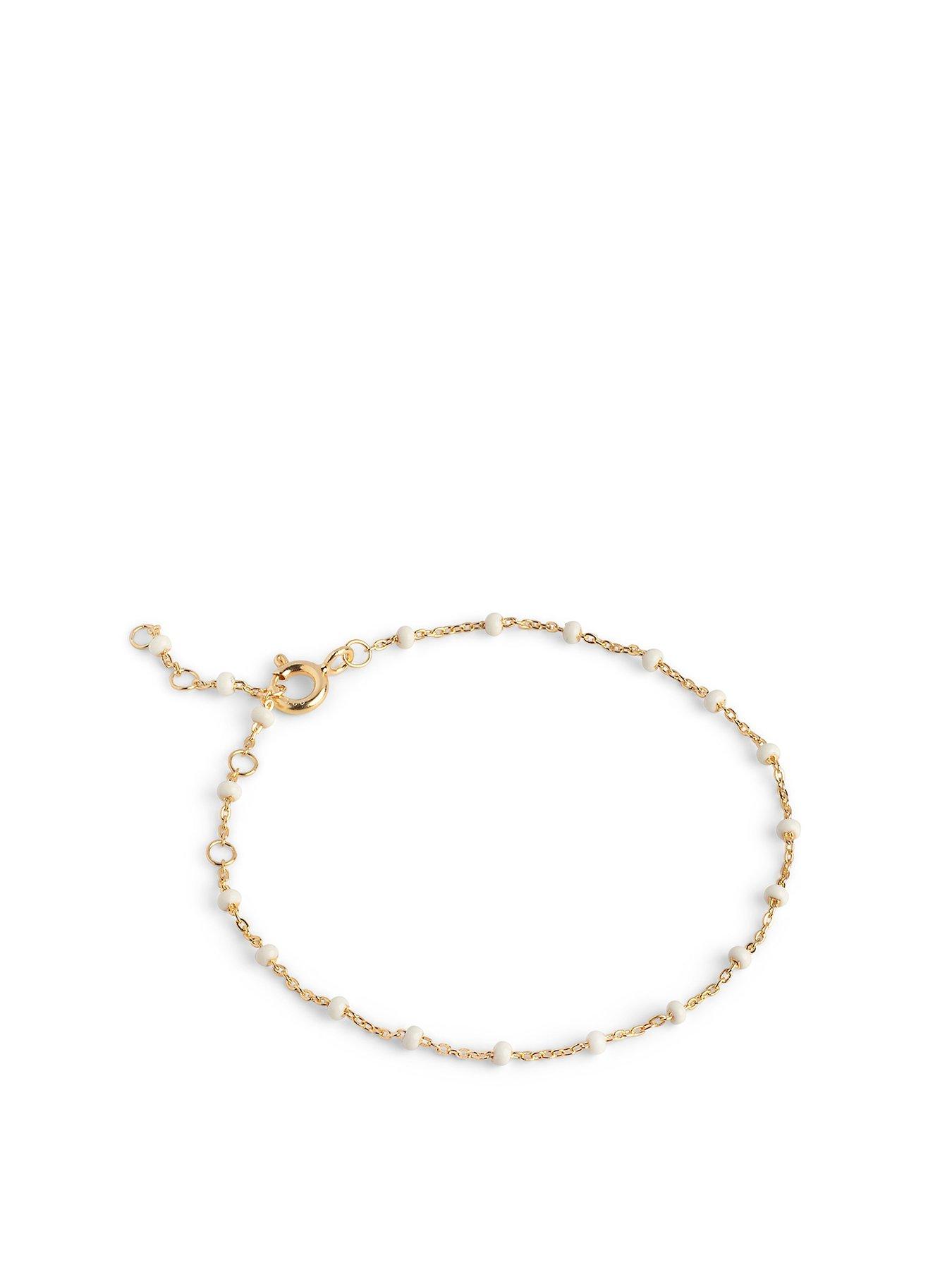ENAMEL Copenhagen Lola Daisy Gold Plated Sterling Silver Bracelet
