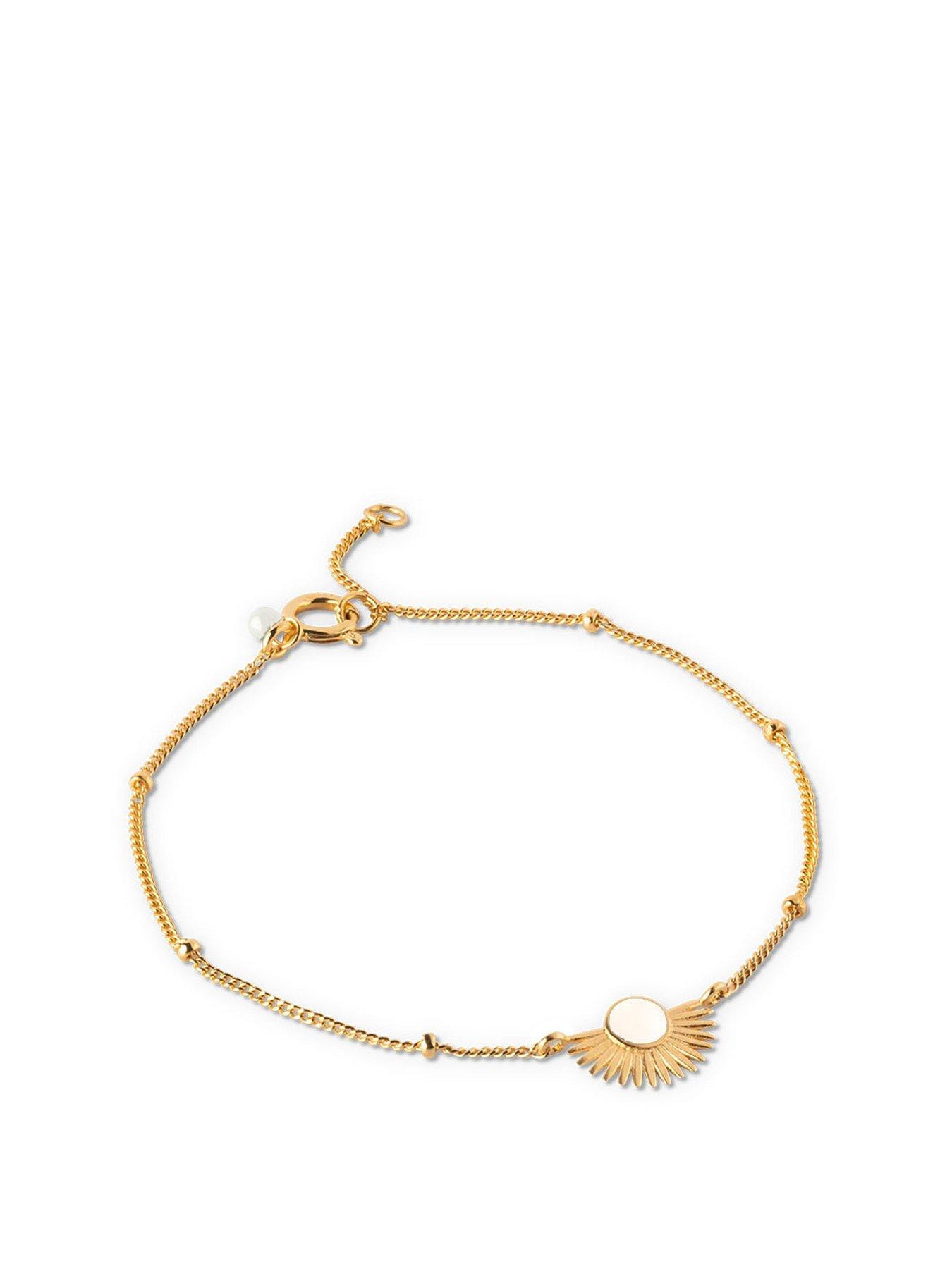 ENAMEL Copenhagen Soleil Daisy Gold Plated Sterling Silver Bracelet