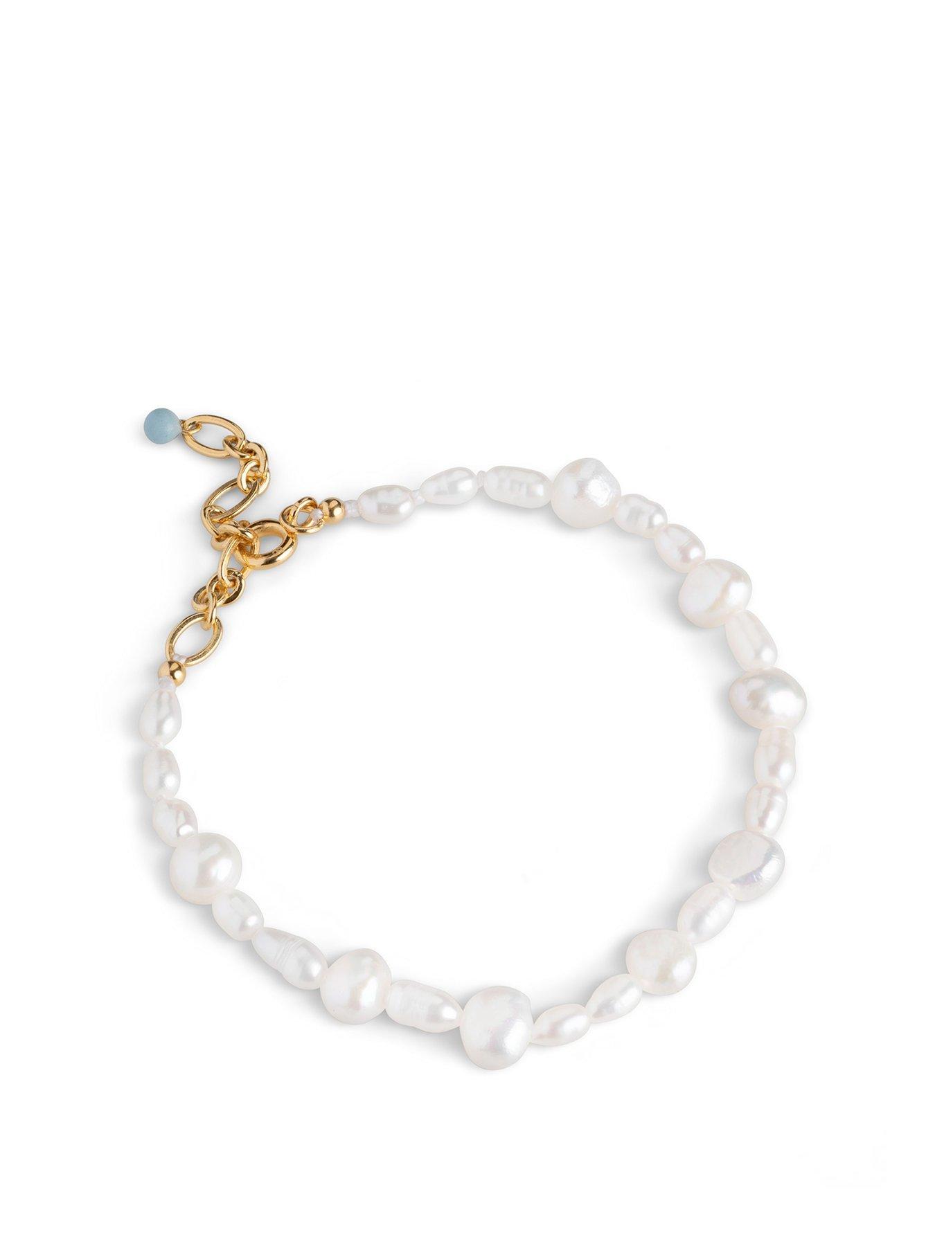 ENAMEL Copenhagen Pearlie Gold Plated Sterling Silver Bracelet