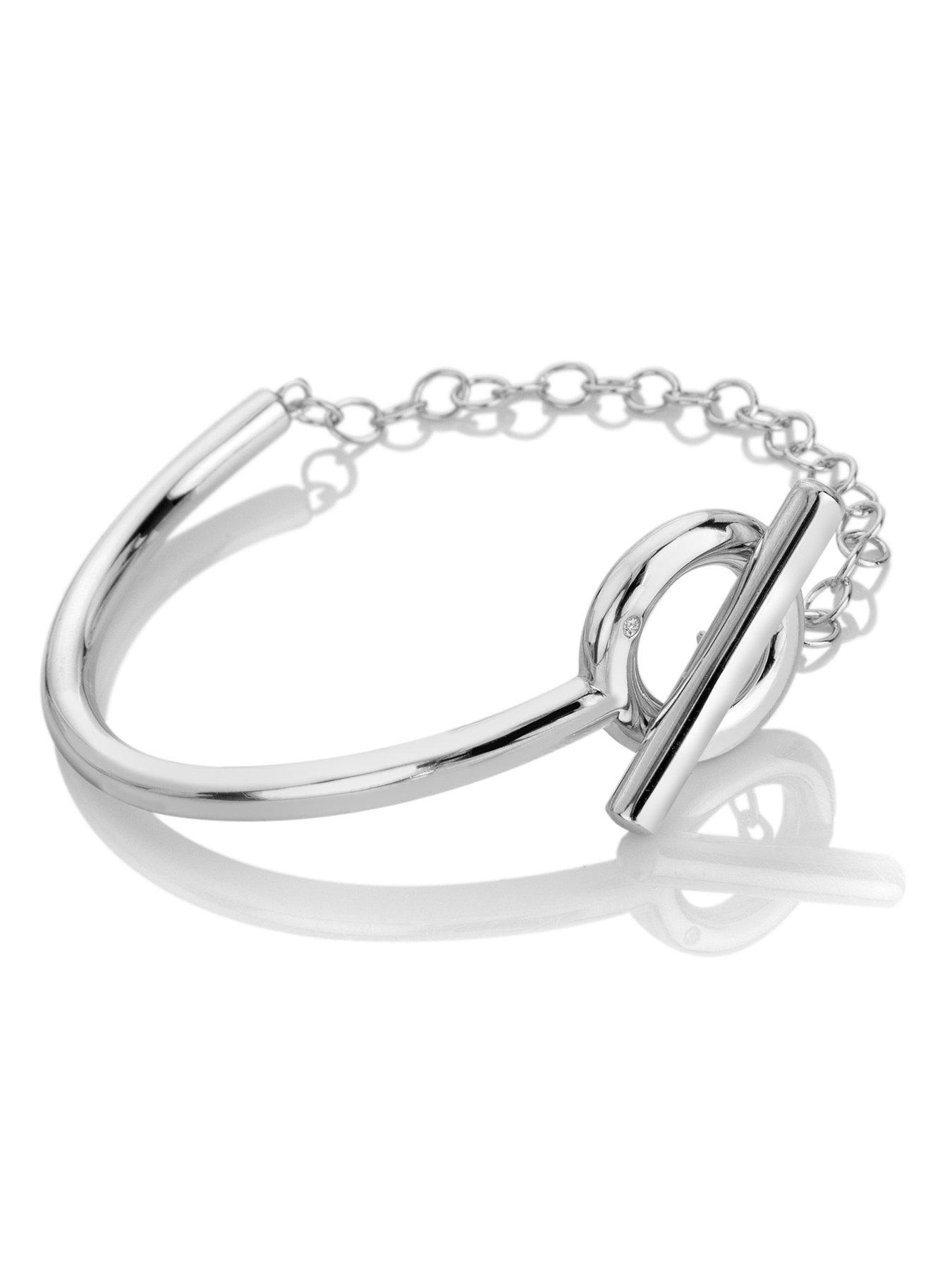 Image 3 of 3 of Hot Diamonds Linked Half Bangle