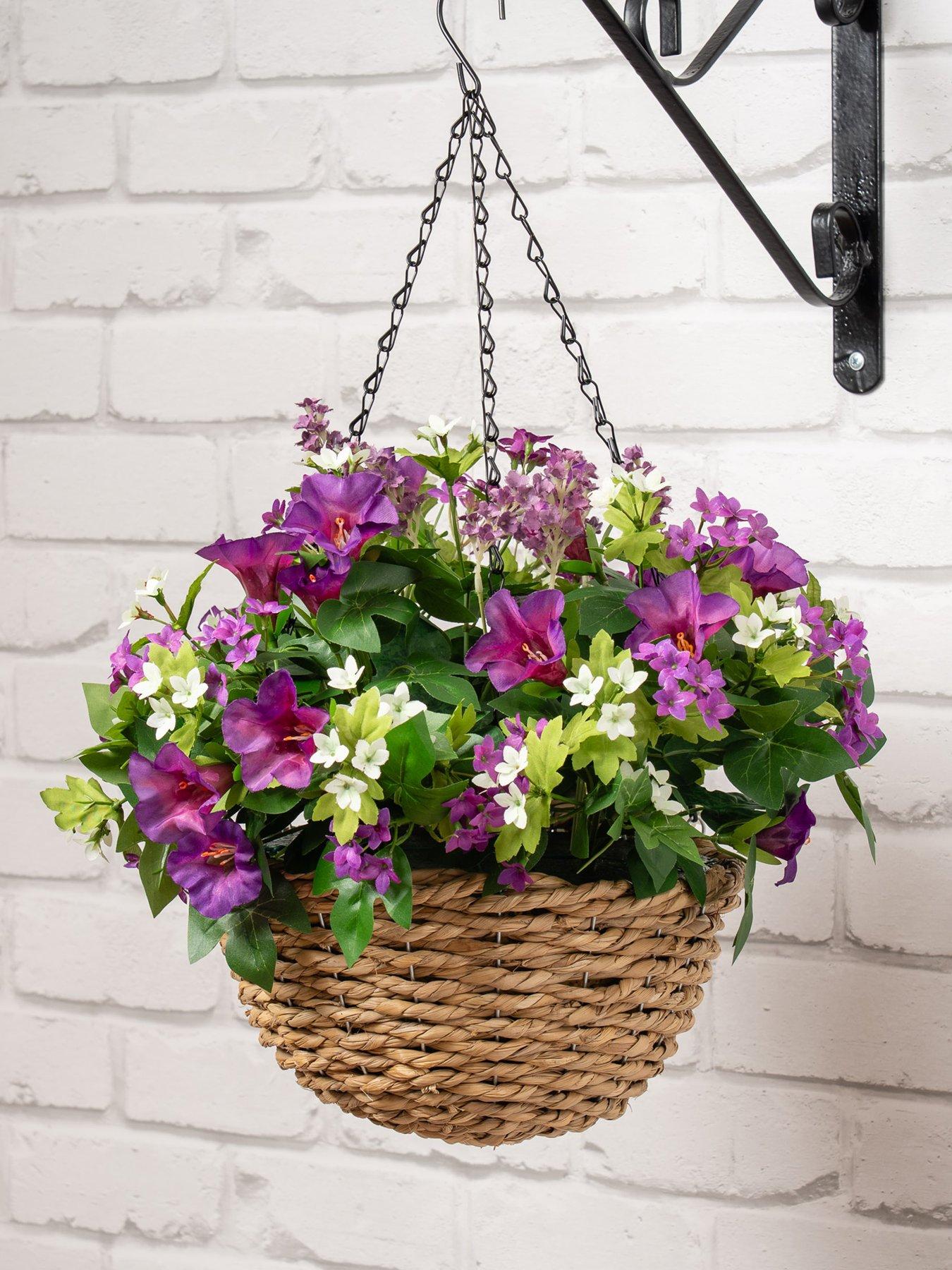 undefined 58cm Petunia  &  Star Flower Hanging Basket