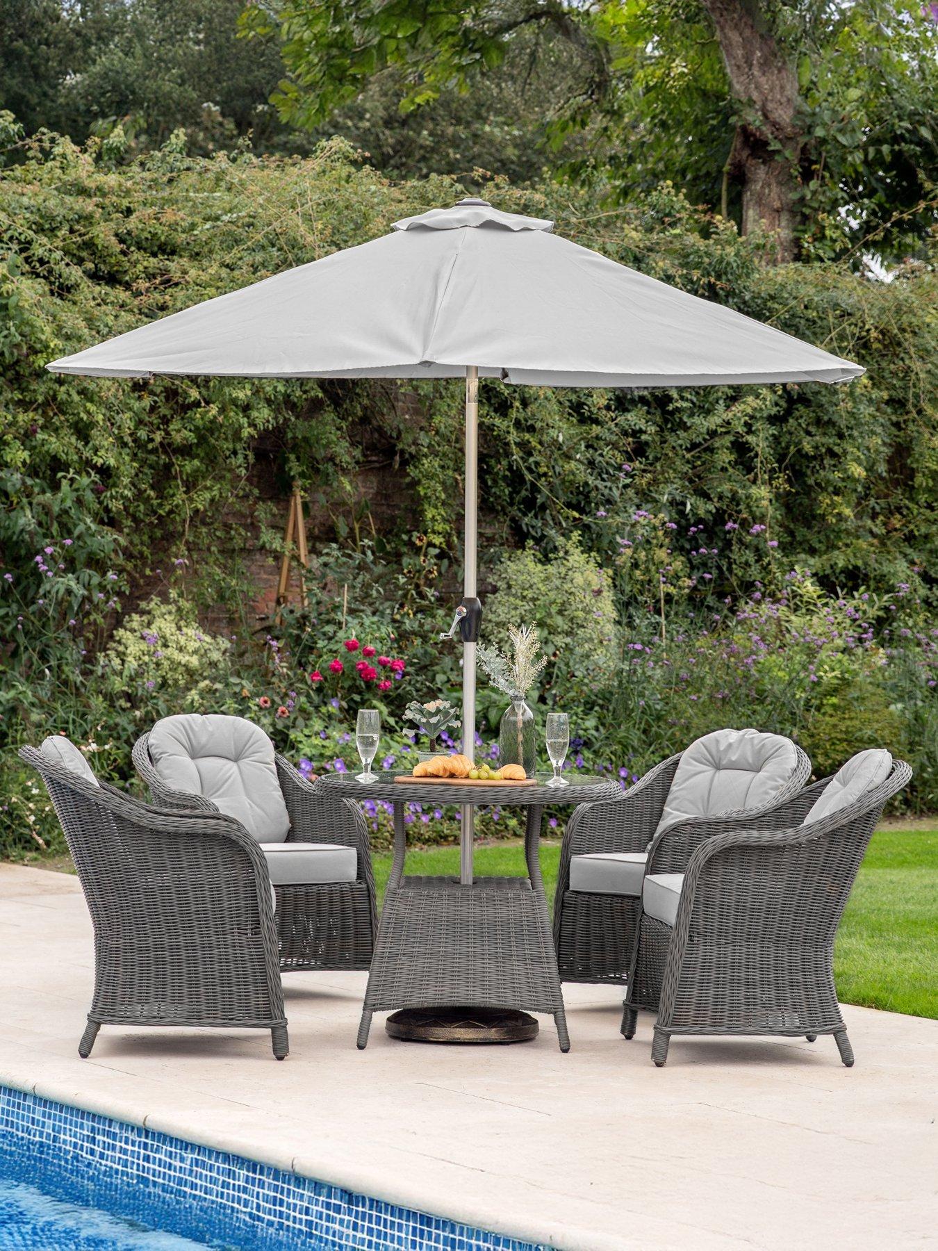 Image 1 of 2 of Gallery Direct Vazzano 2x3m Parasol Grey