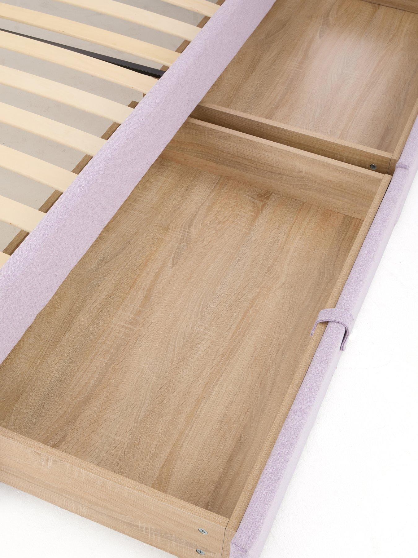 Image 6 of 7 of Very Home Rainbow Children's Single Bed Frame with Drawers and Mattress Options (Buy and SAVE!) - Lilac&nbsp;- FSC&reg; Certified