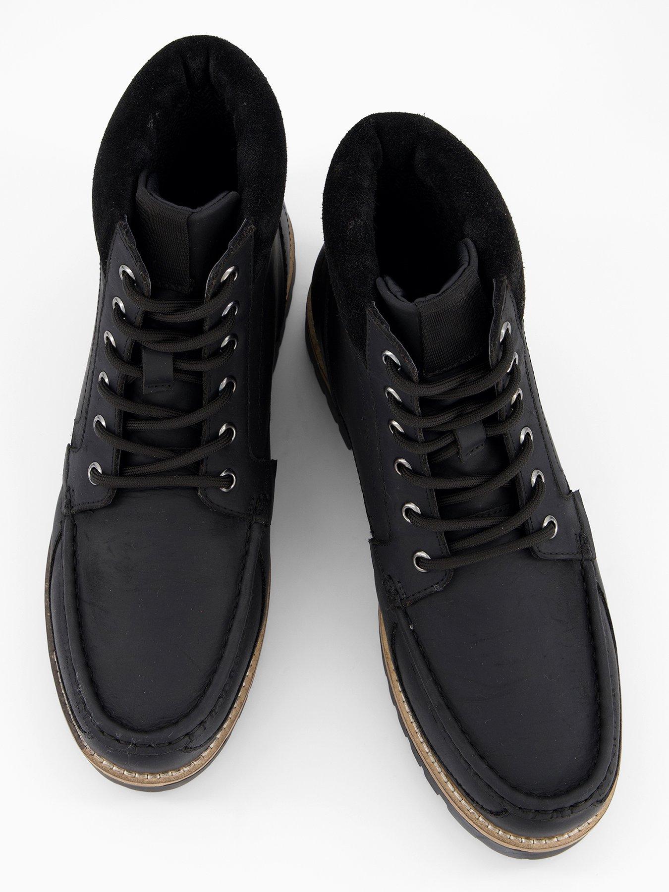 Image 3 of 7 of The Very Collection Hiker Boots - Black