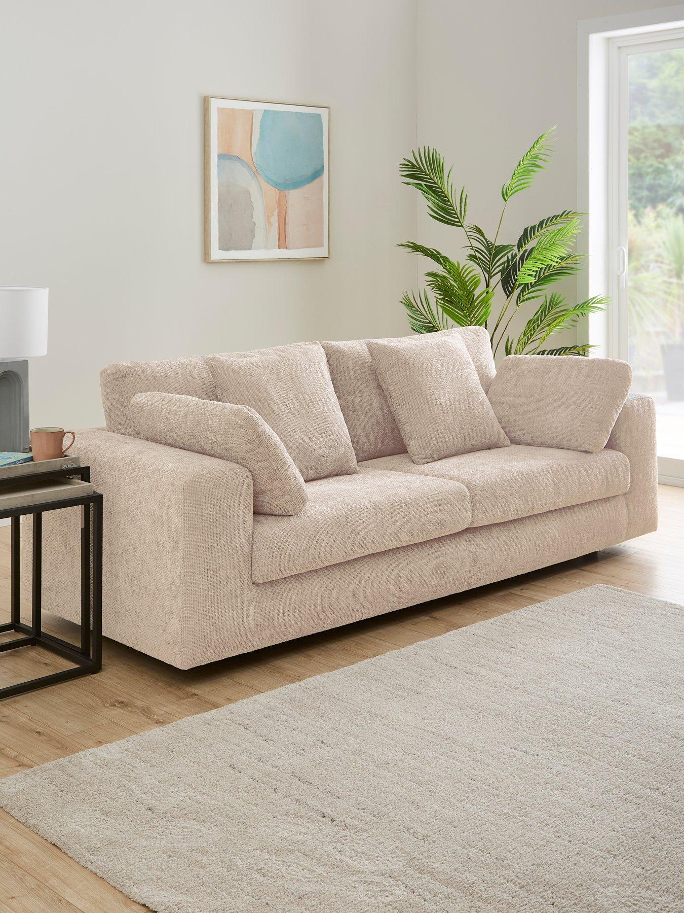 The Very Collection Avena 4 Seater Fabric Sofa