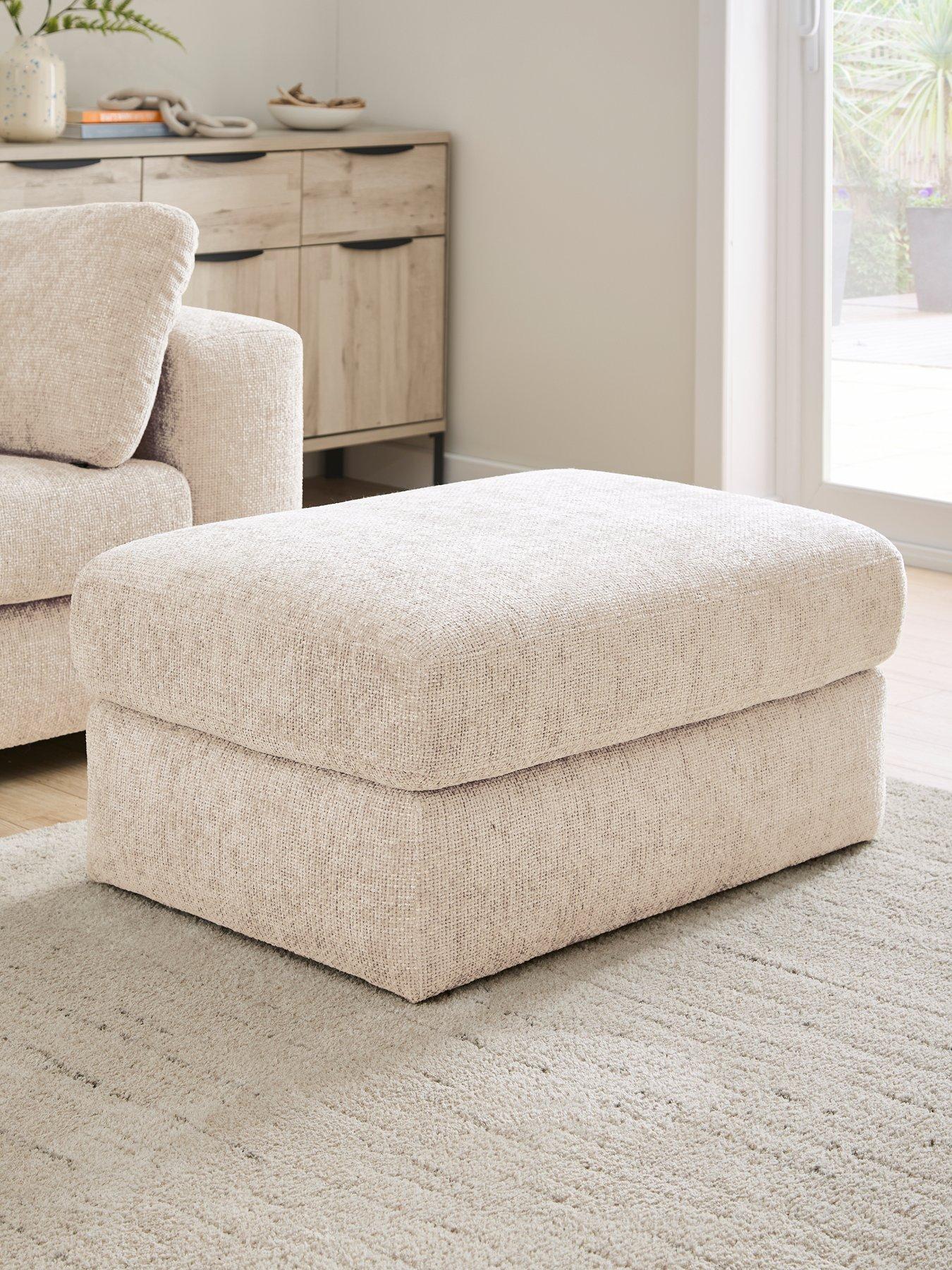 undefined Avena Fabric Footstool