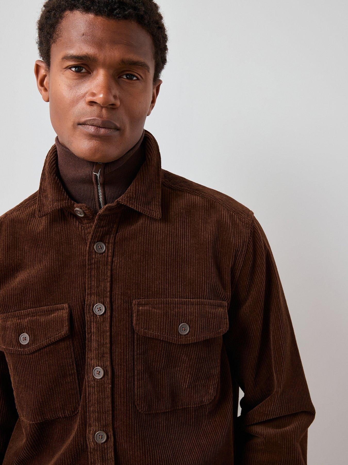 undefined Cord Shirt - Brown