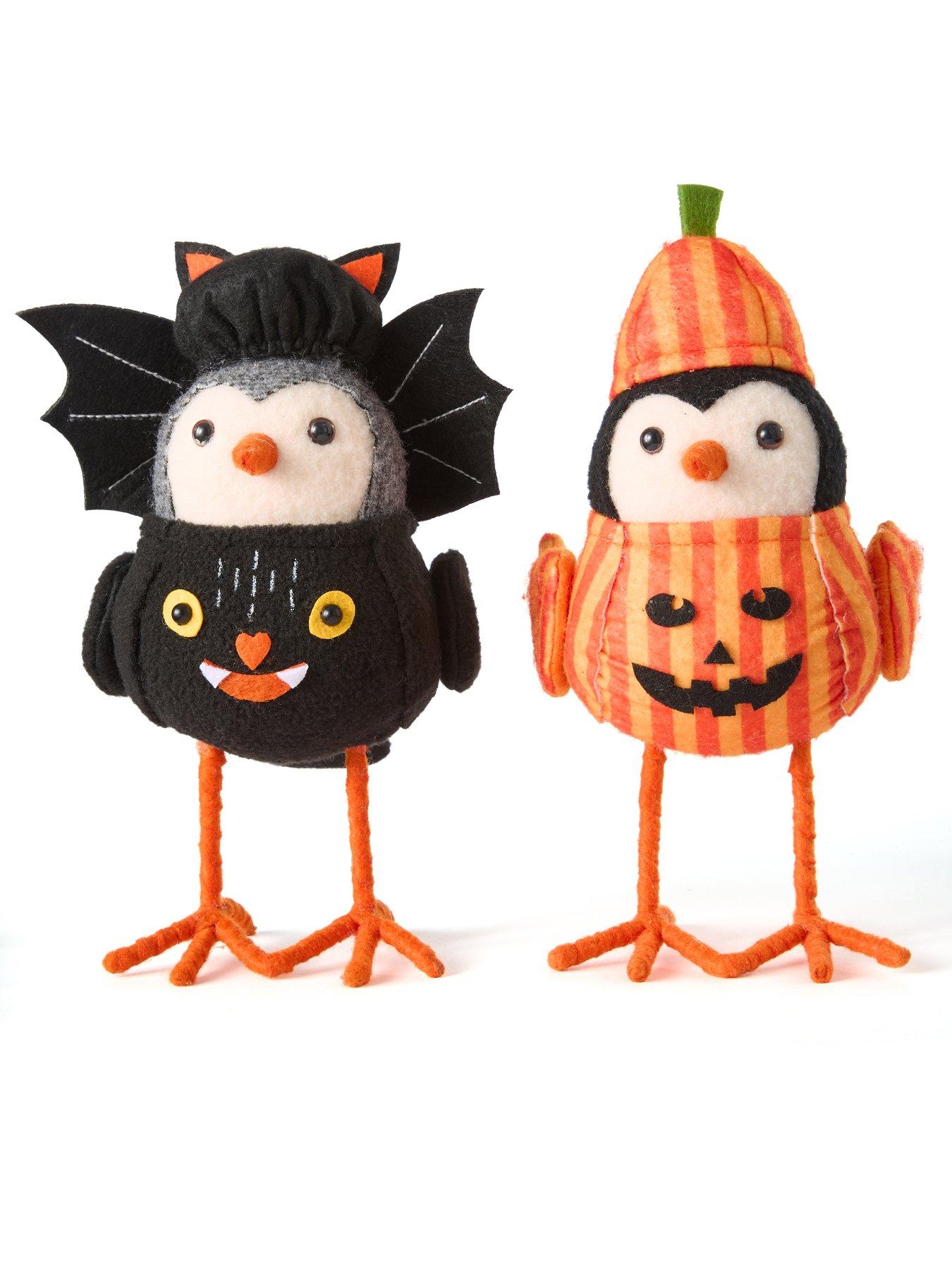  image of very-home-set-of-2-halloween-bird-decorations