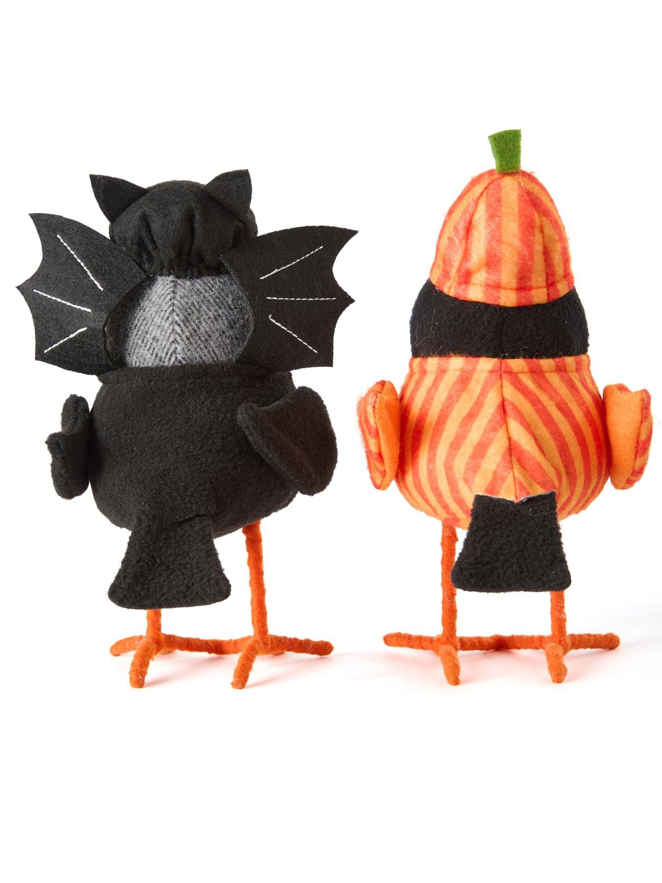  image of very-home-set-of-2-halloween-bird-decorations