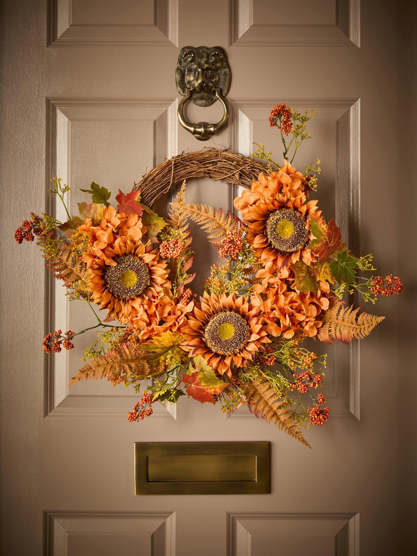 undefined Sunflower Autumn Wreath