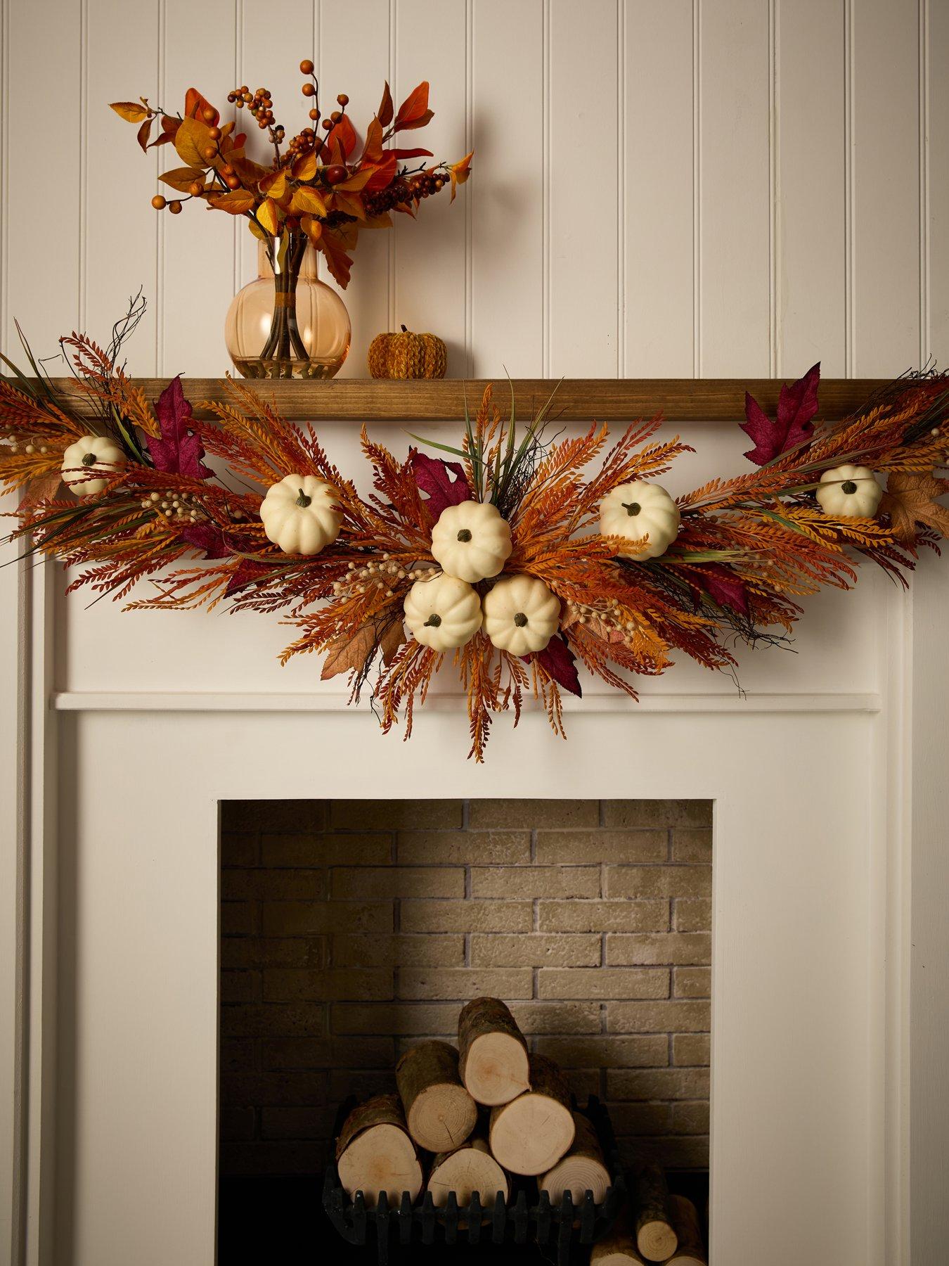 Image 1 of 6 of Very Home Grasses Swag Autumn Decoration
