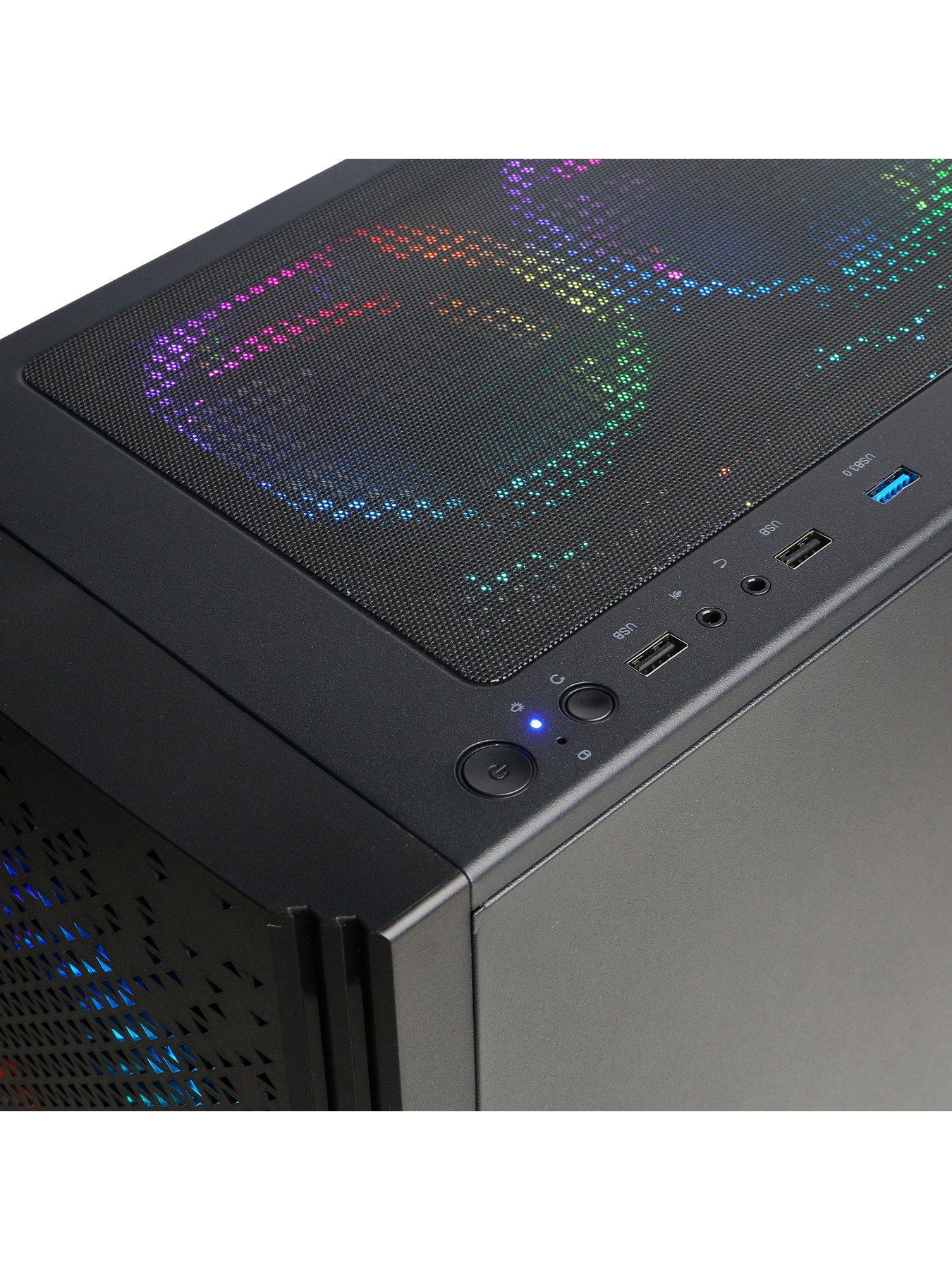 Image 5 of 7 of CyberPower PC Blaze Bundle - GeForce RTX 4060 - Intel Core i5 - 16GB - 1TB - Black