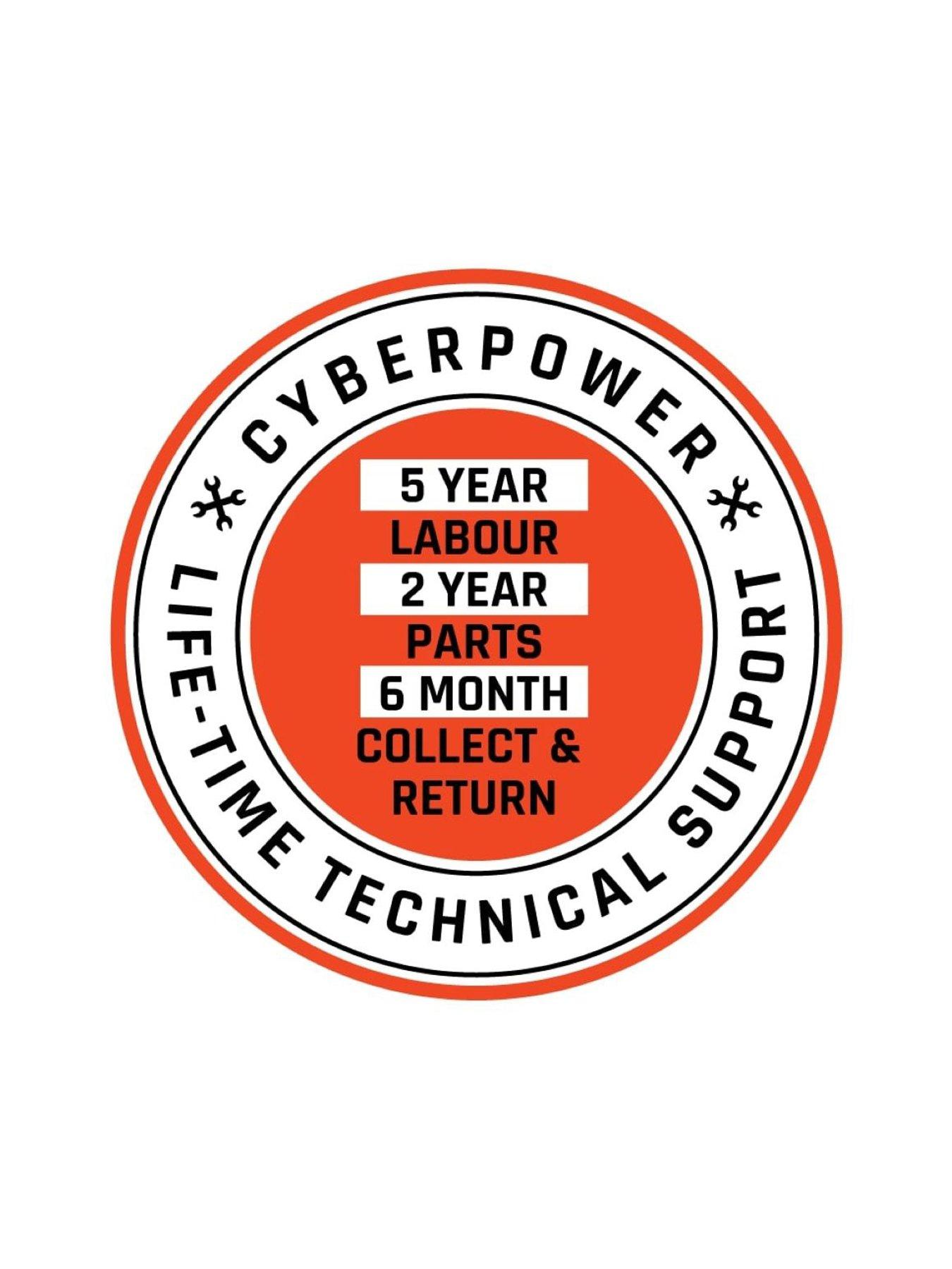 Image 7 of 7 of CyberPower PC Blaze Bundle - GeForce RTX 4060 - Intel Core i5 - 16GB - 1TB - Black