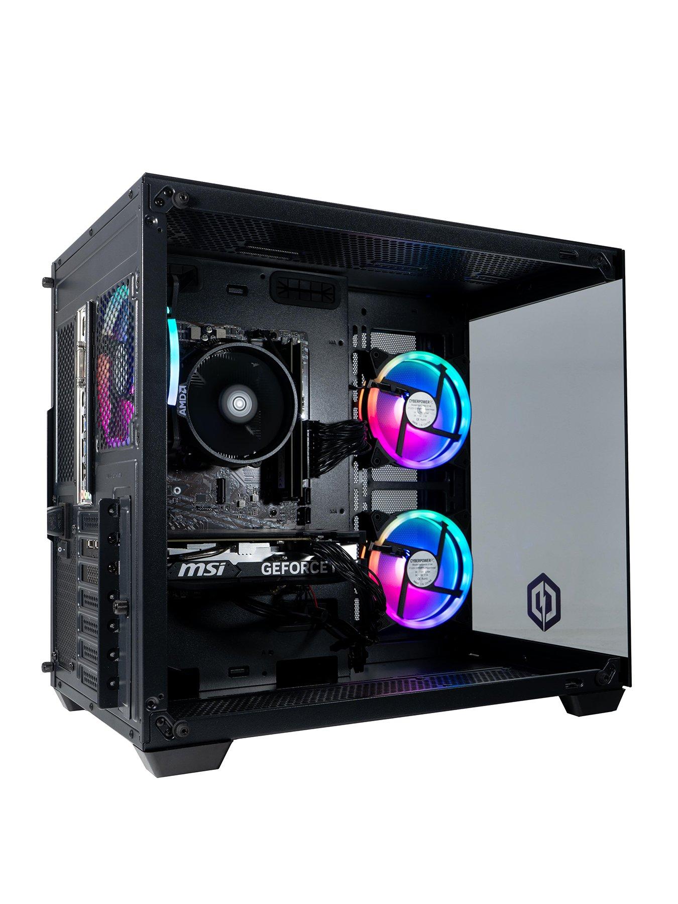 Image 3 of 7 of CyberPower PC Ark - GeForce RTX 4060 - Intel Core i5 - 16GB - 1TB - Black