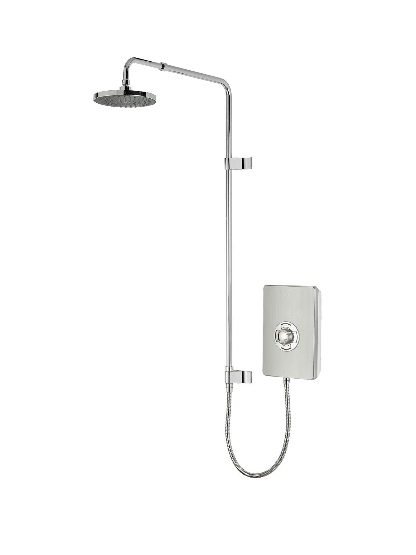 Product photograph of Triton New Collection Brushed Steel Uniq Reg 9 5kw from very.co.uk